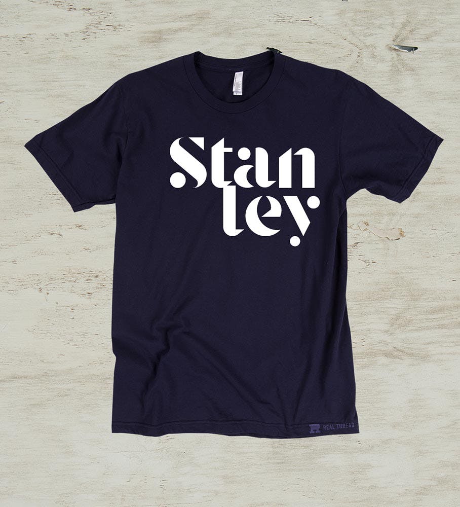 black shirt with white text on front black shirt with white text on front