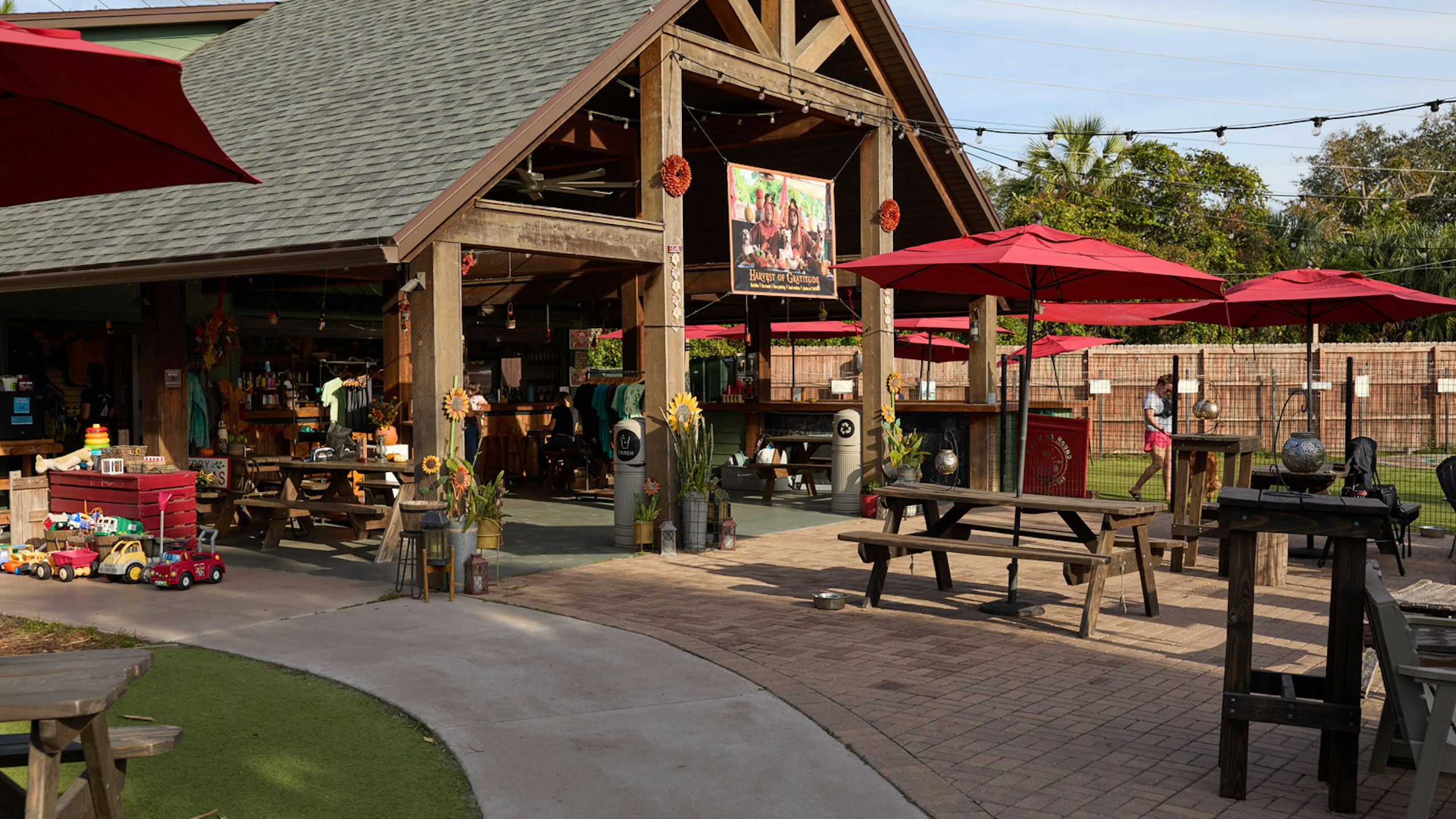 the bar area of BrewHound