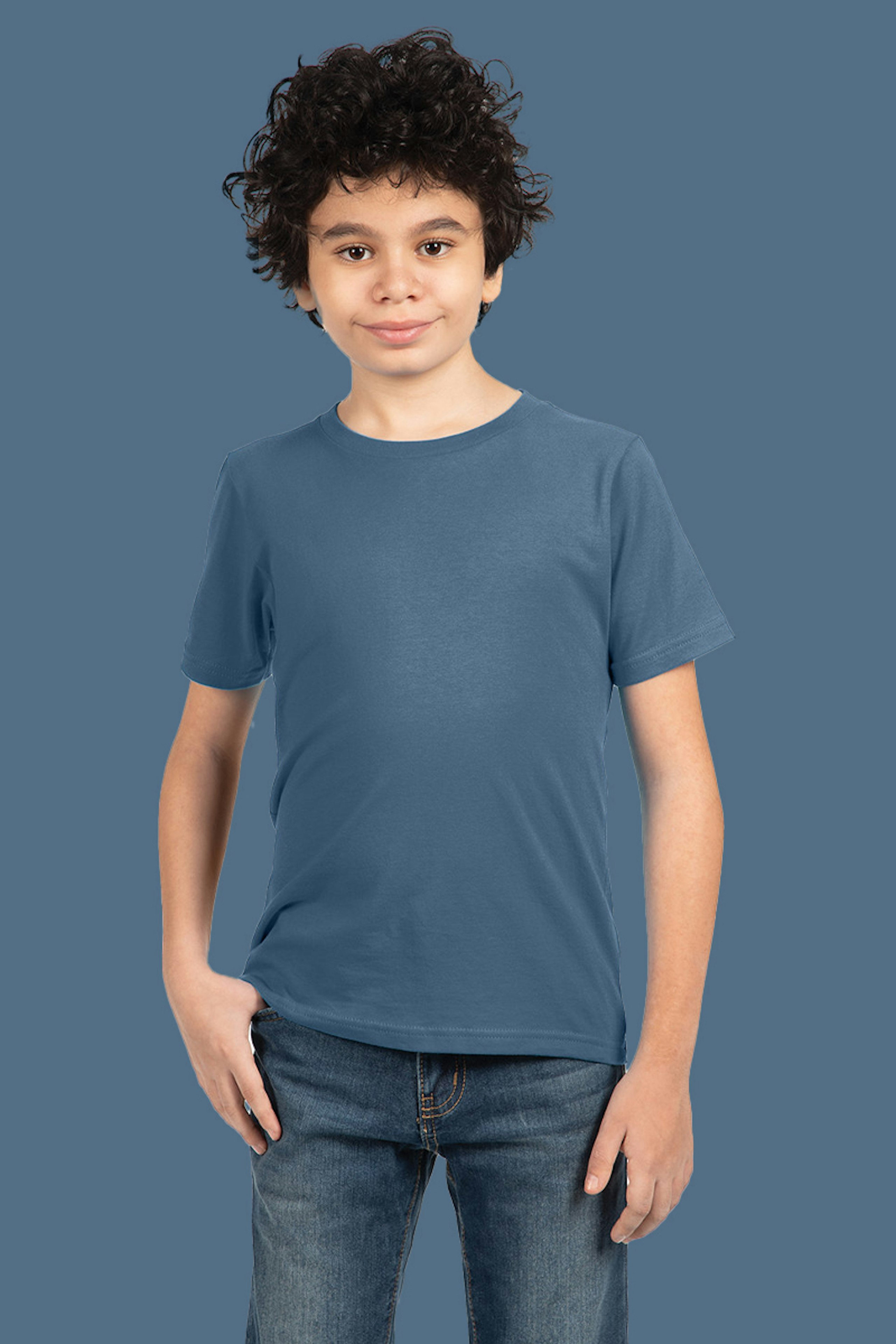 next level 3310 t-shirt - blue jean