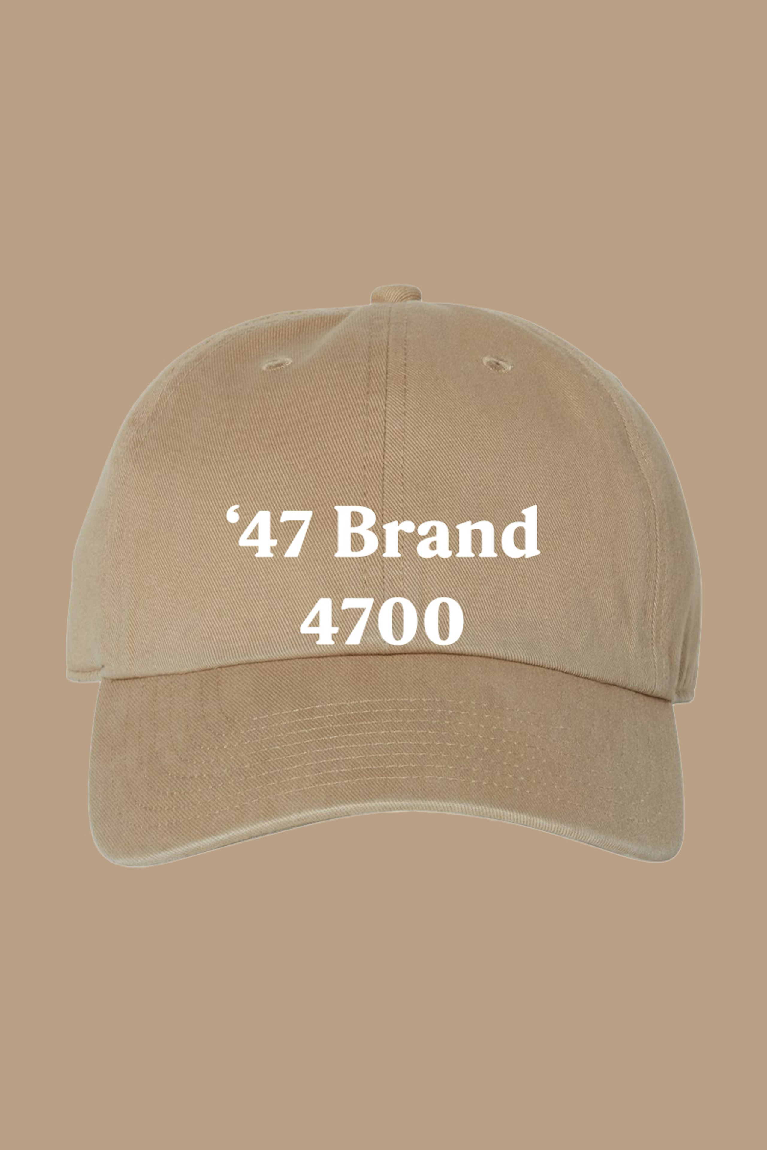 47 brand 4700 clean up hat
