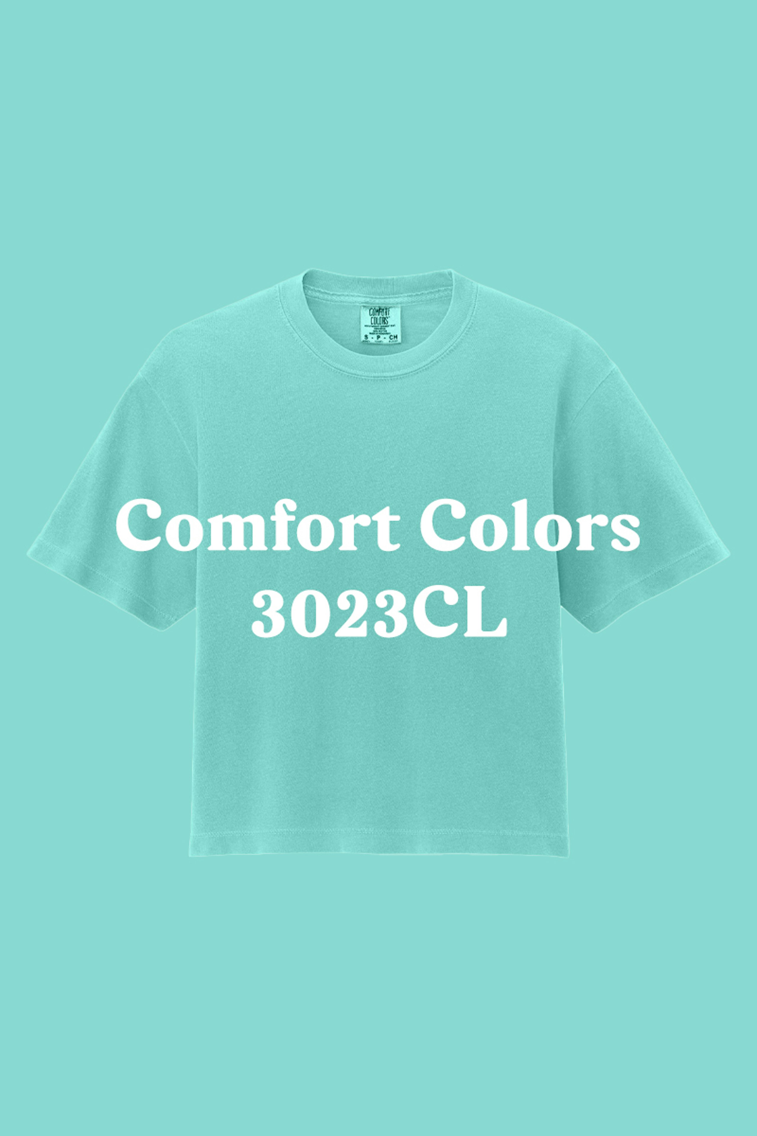 chalky mint comfort colors 3032CL women's heavyweight tee