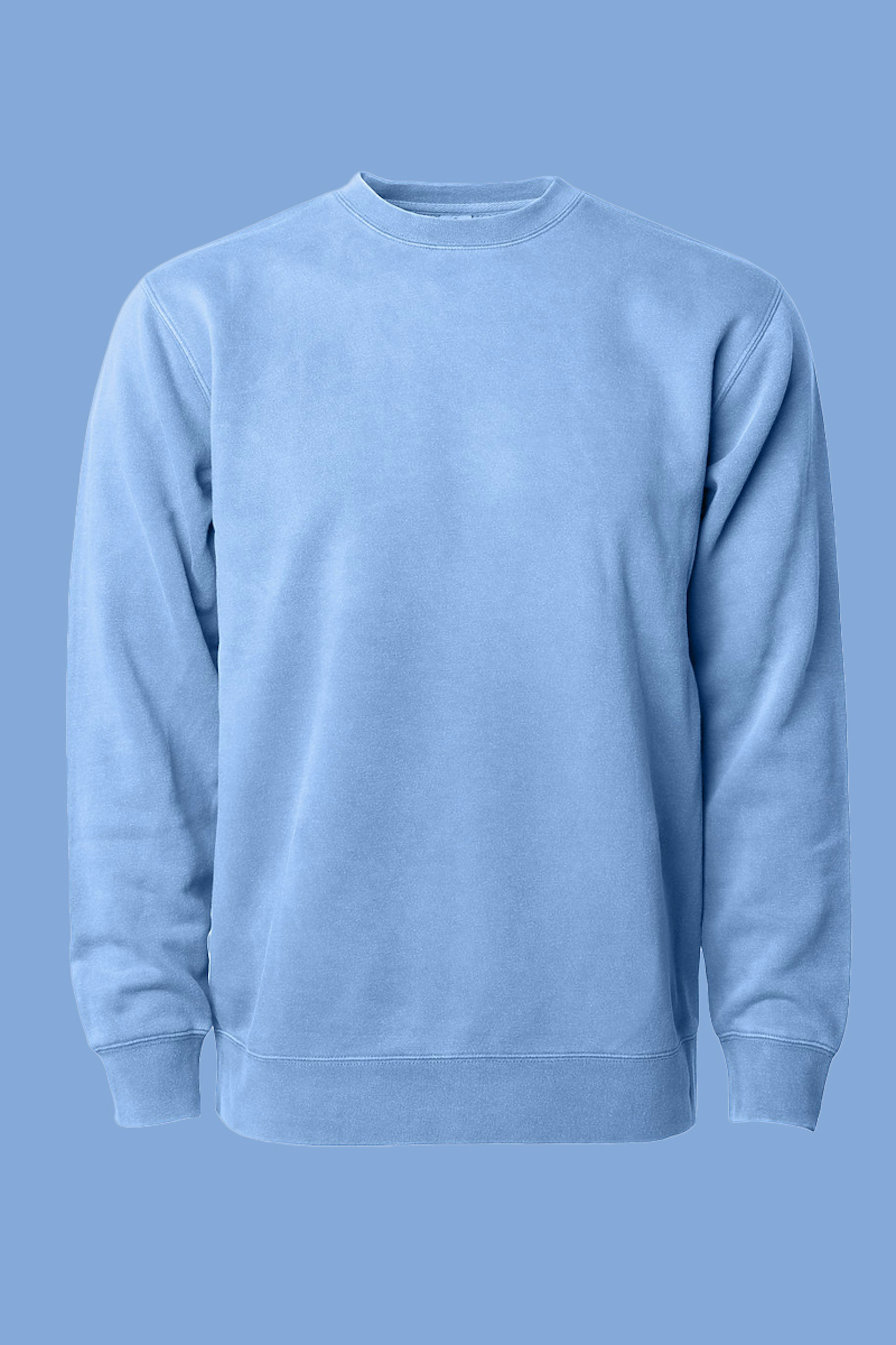 light blue color independent prm3500 crewneck sweatshirt