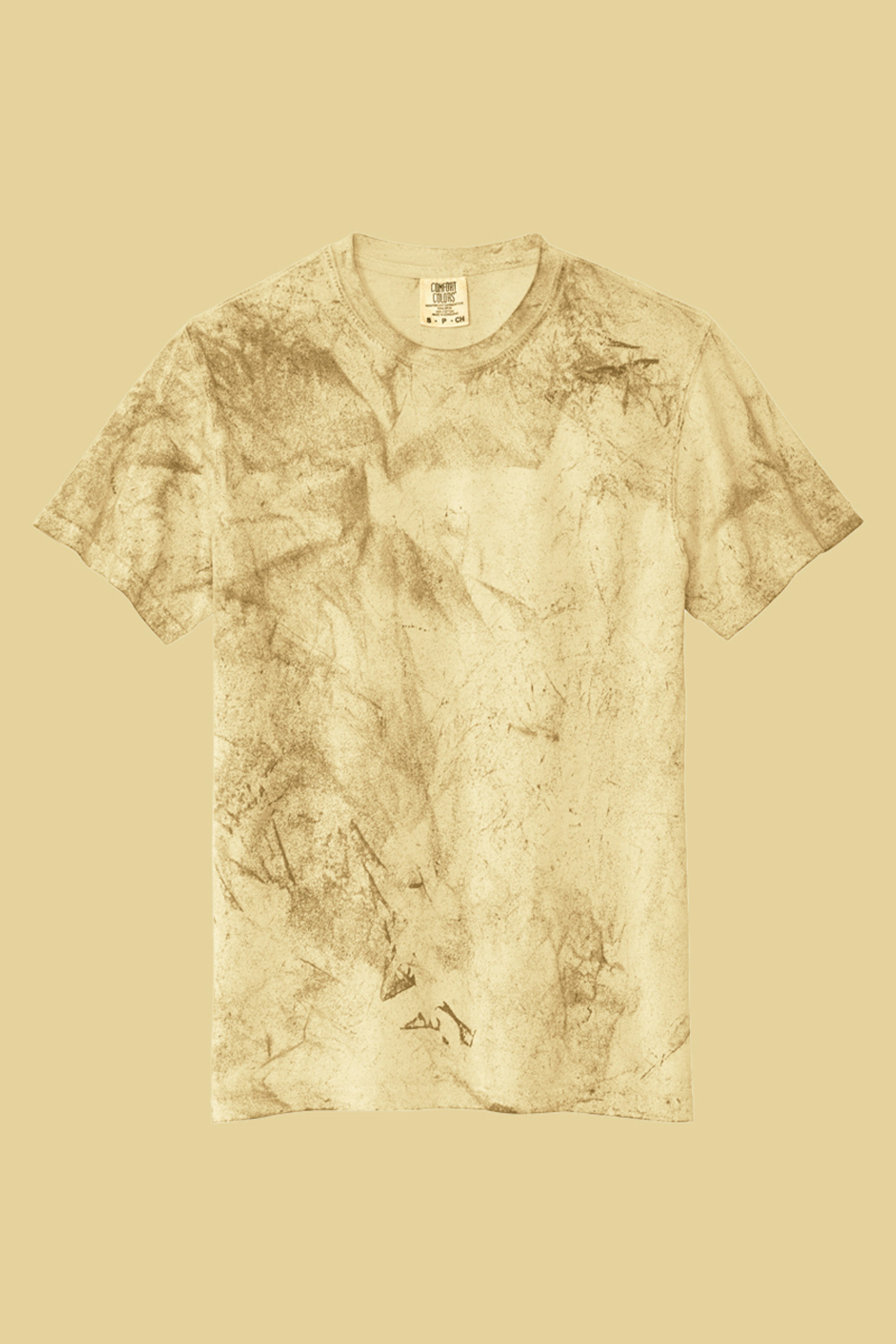 citrine color comfort colors 1745 tee
