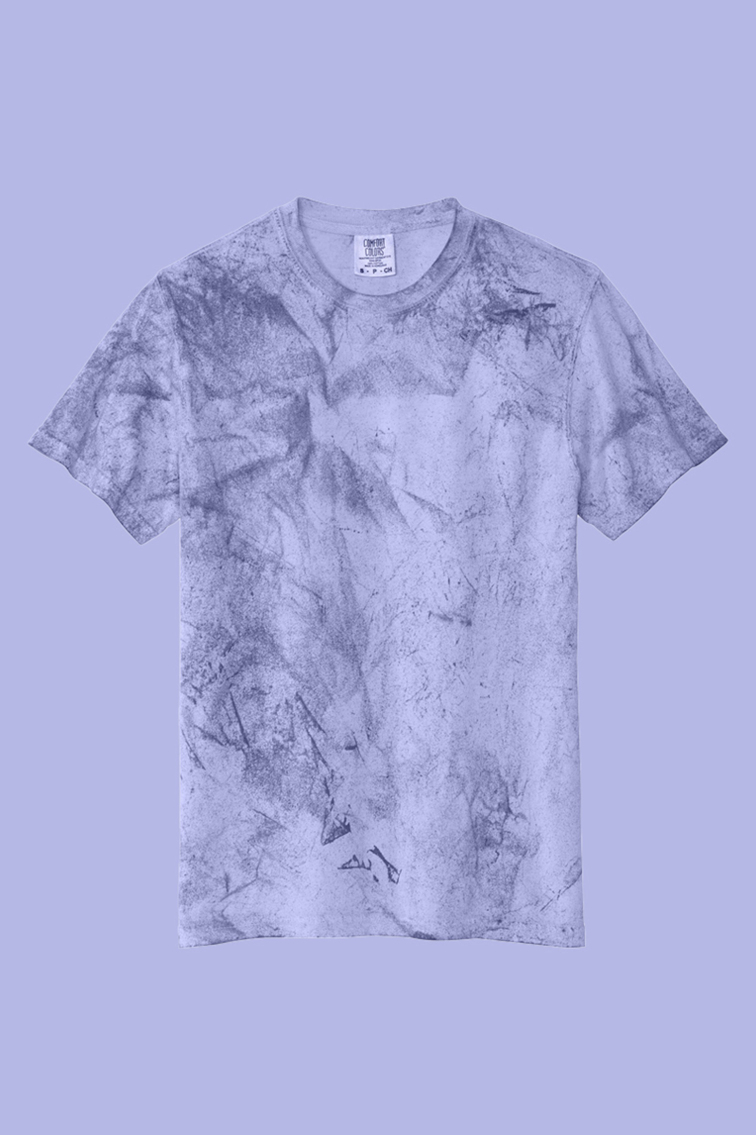 amethyst color comfort colors 1745 tee