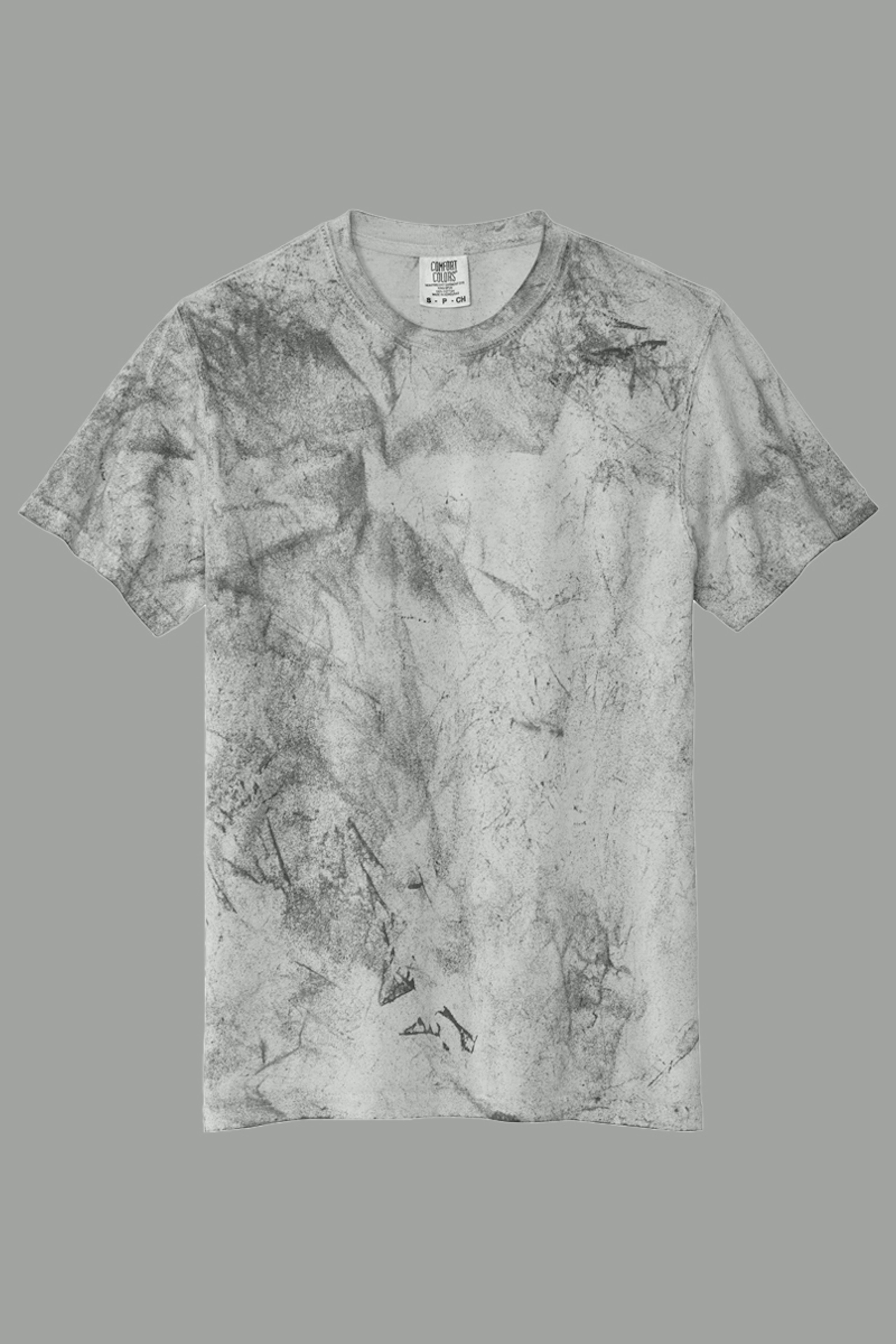 smoke color comfort colors 1745 tee