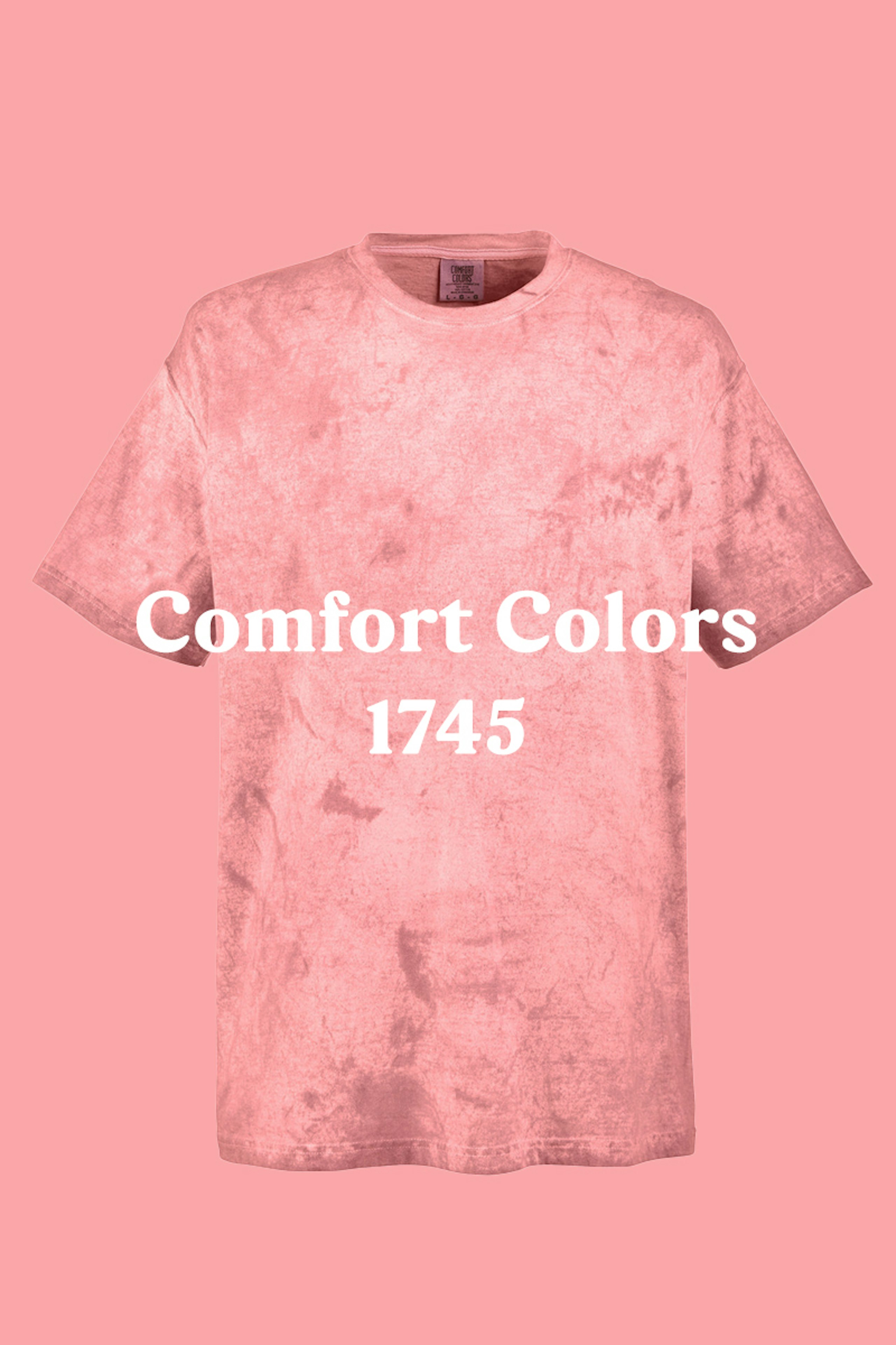 clay color of Comfort Colors 1745