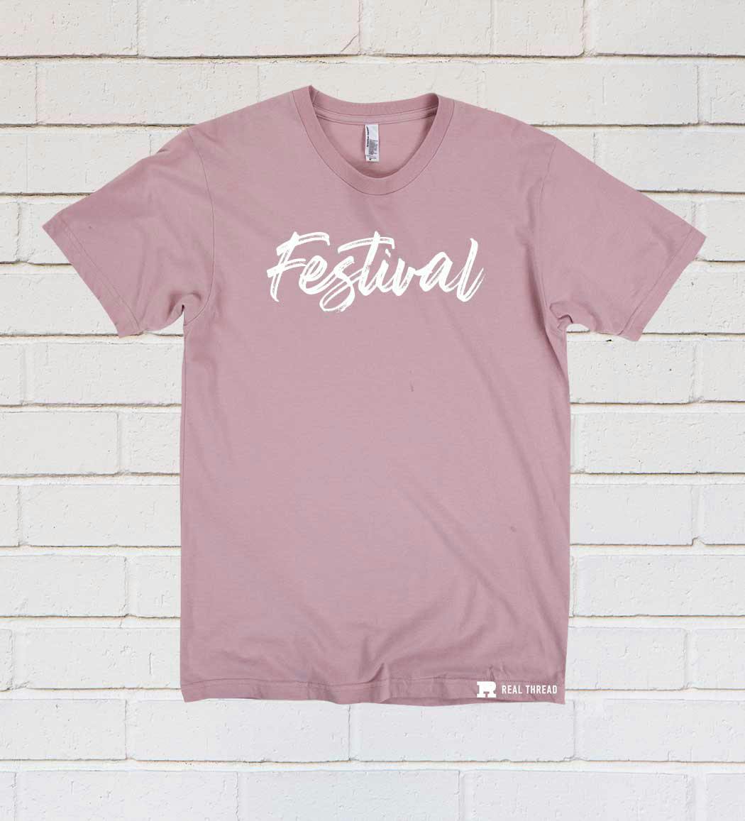 pink shirt with white text on front pink shirt with white text on front