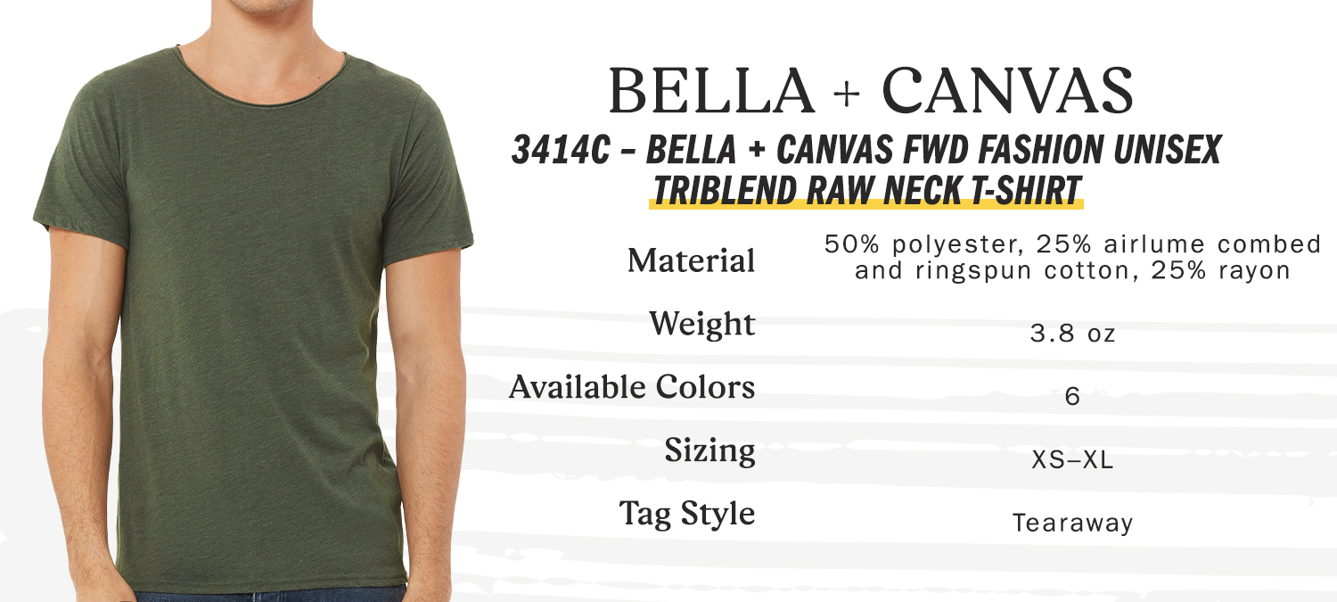 bella canvas 3414