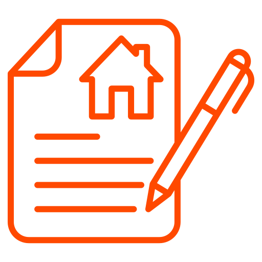 Icoon van huurcontract