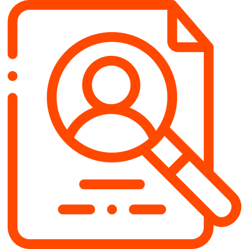 Icoon van blad met persoon