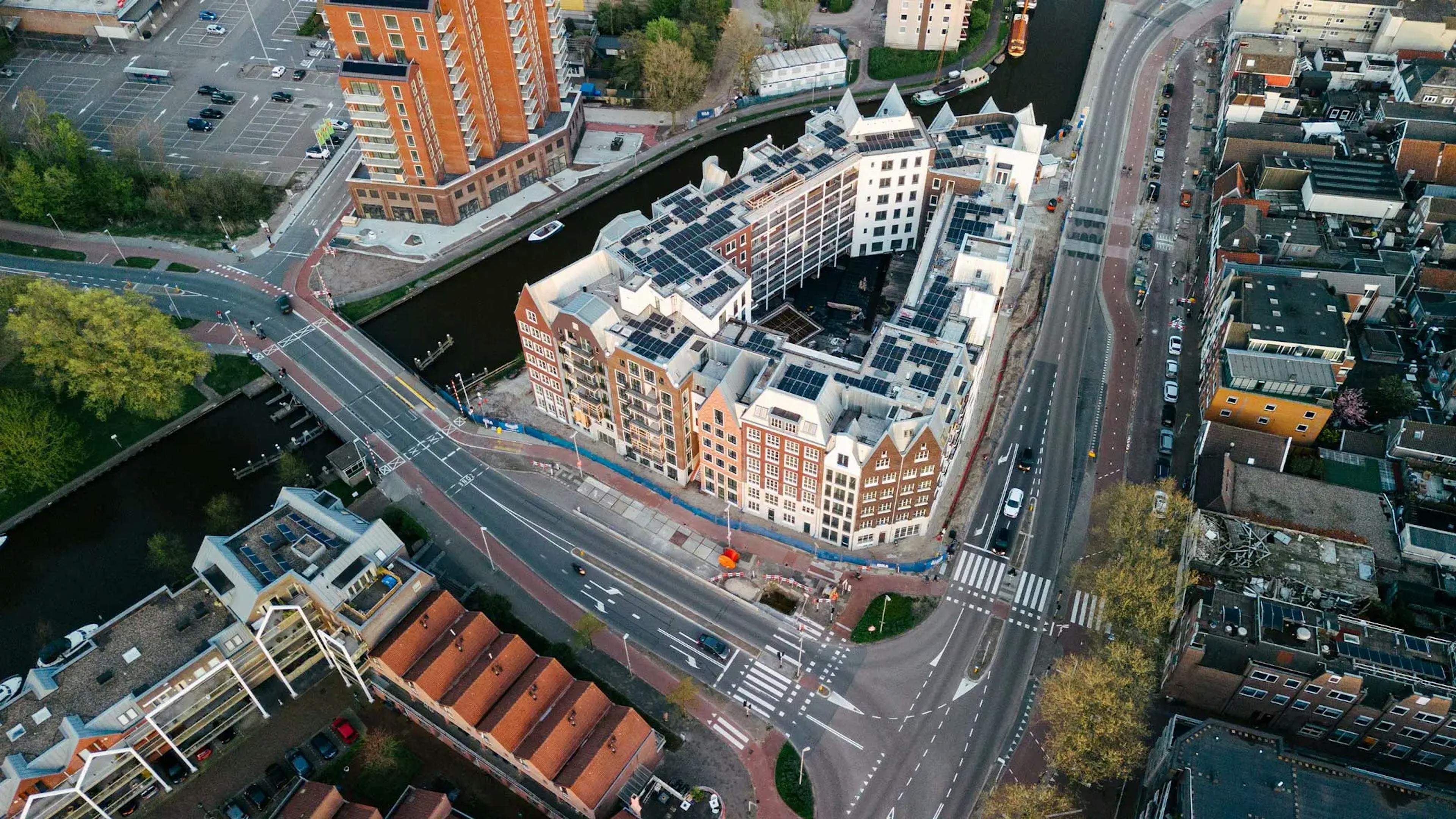 Drone foto van Purmerend Centrum