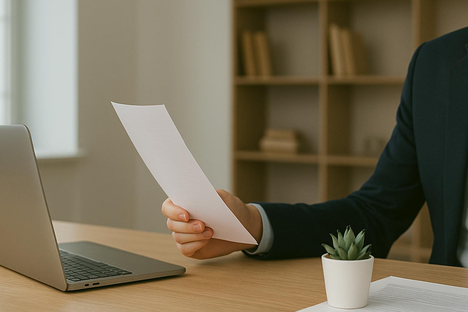 Afbeelding met persoon en papier