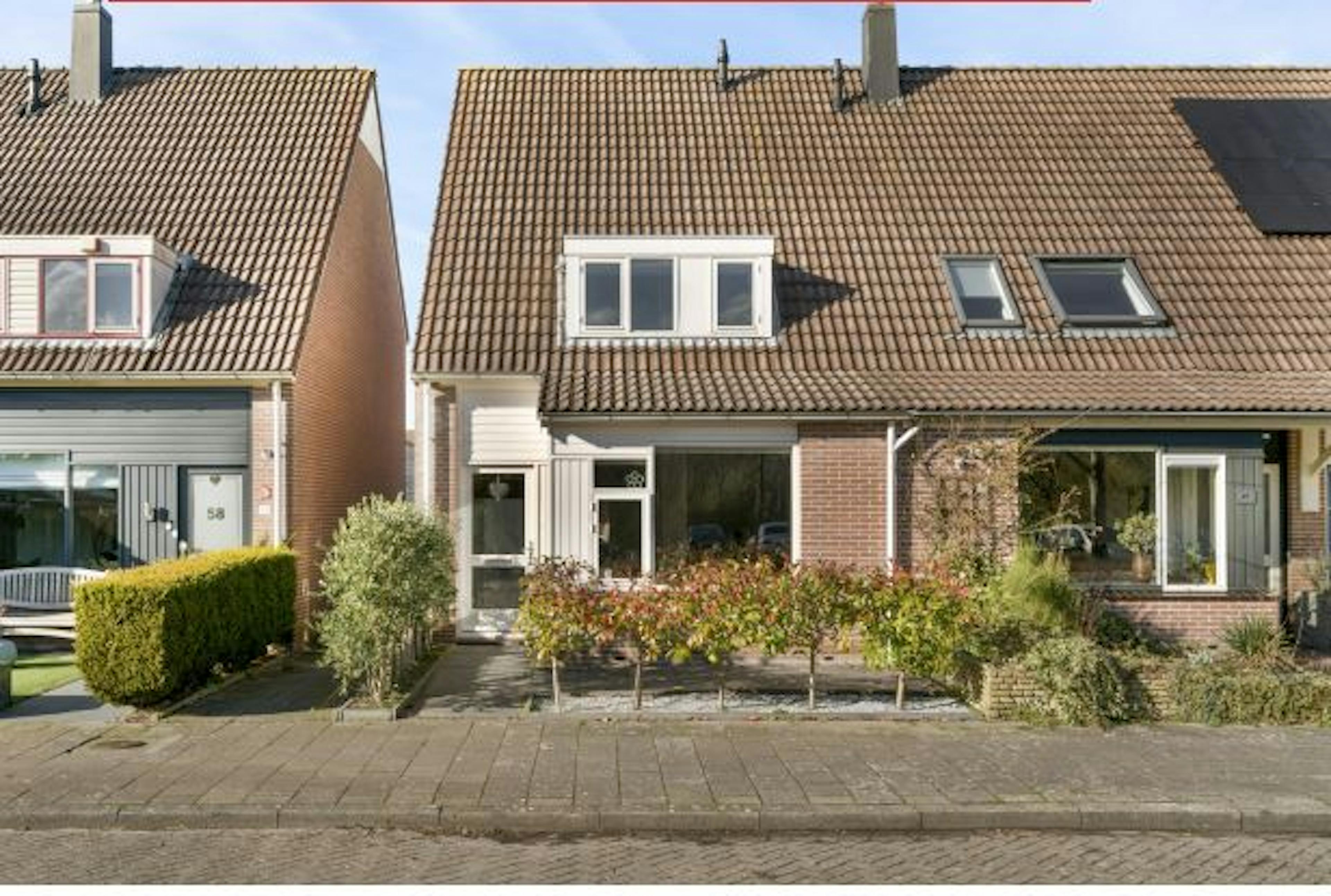 Voorkant van de woning