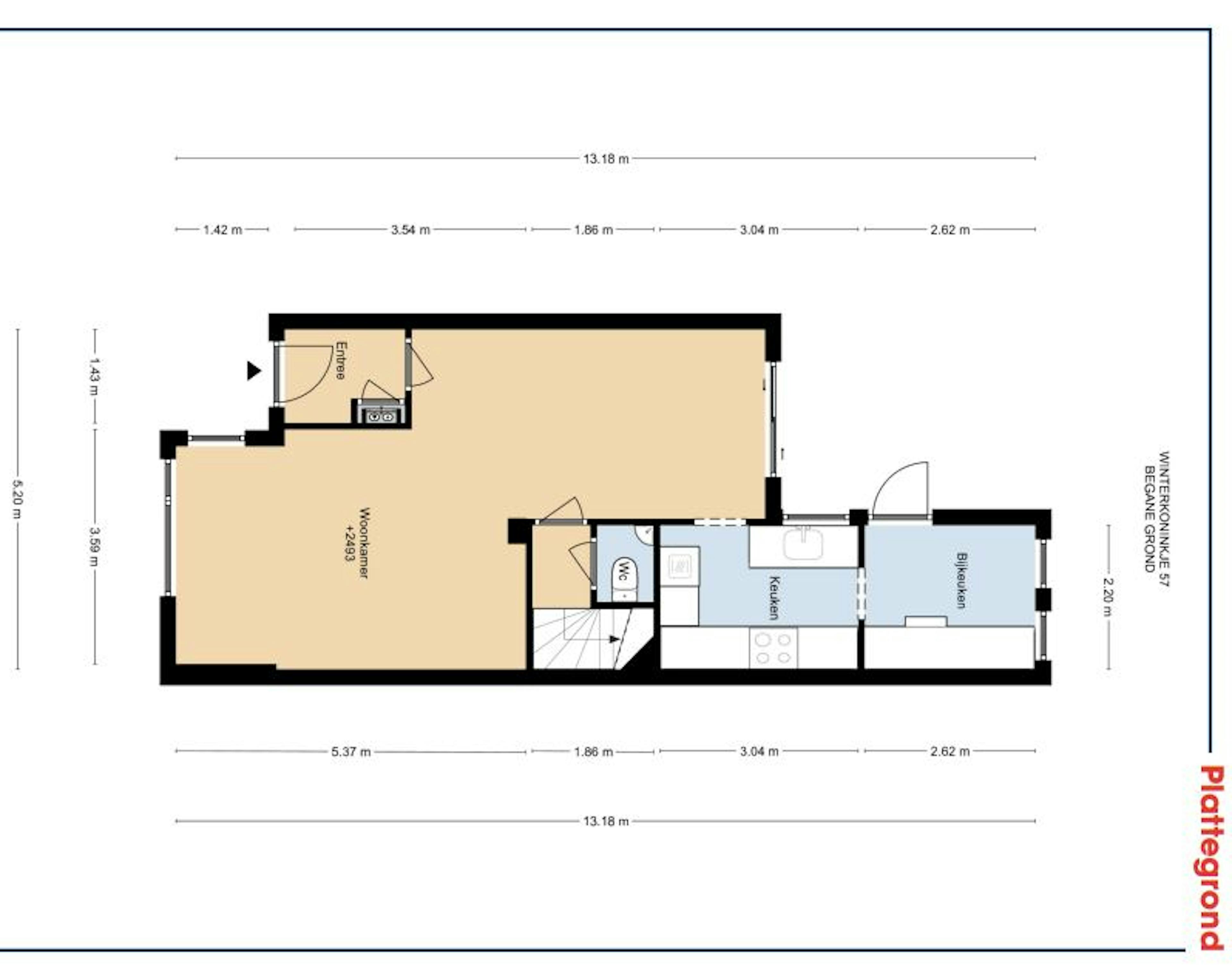 Plattegrond begane grond