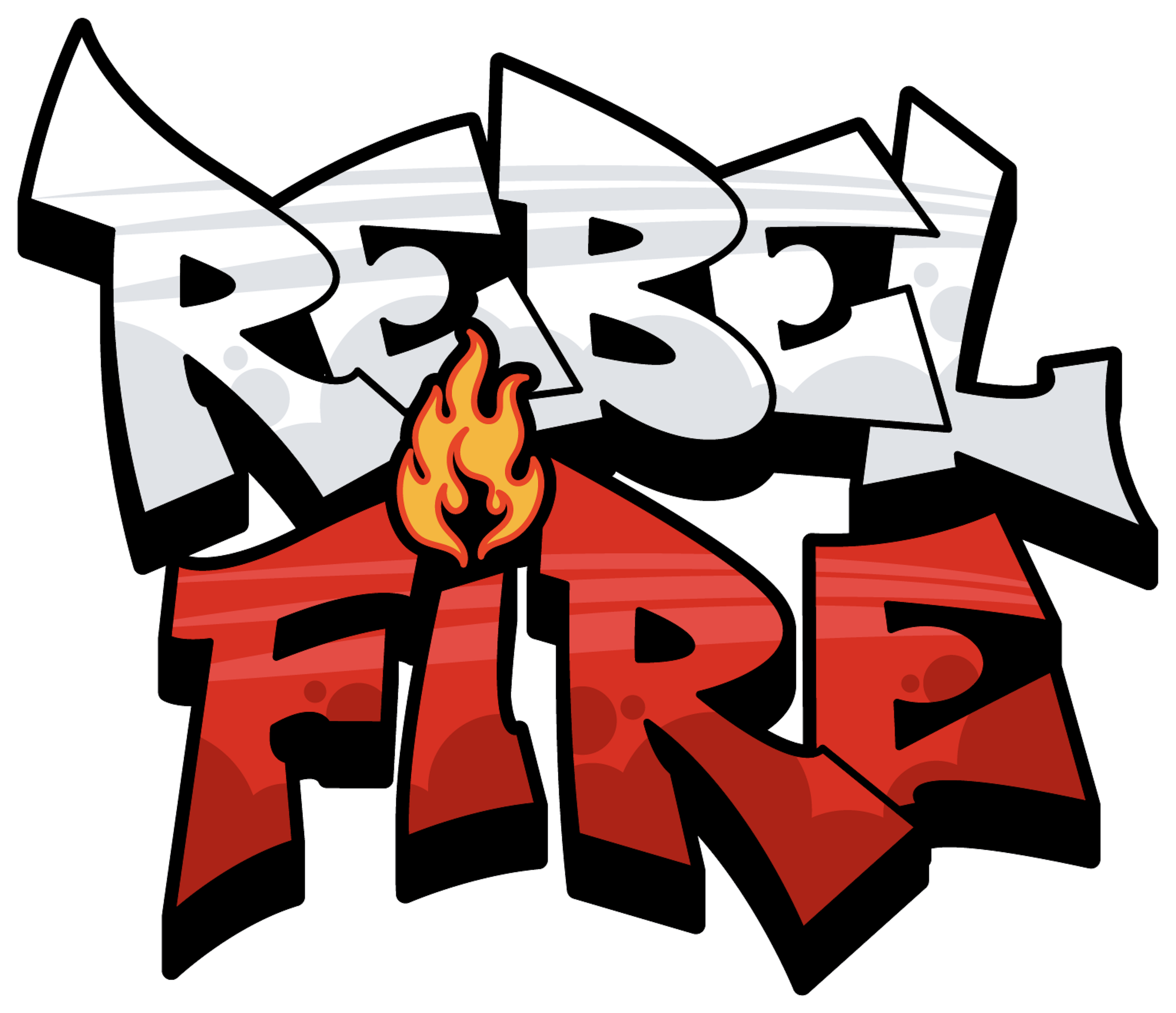 RebelFire MMA Typeface Logo