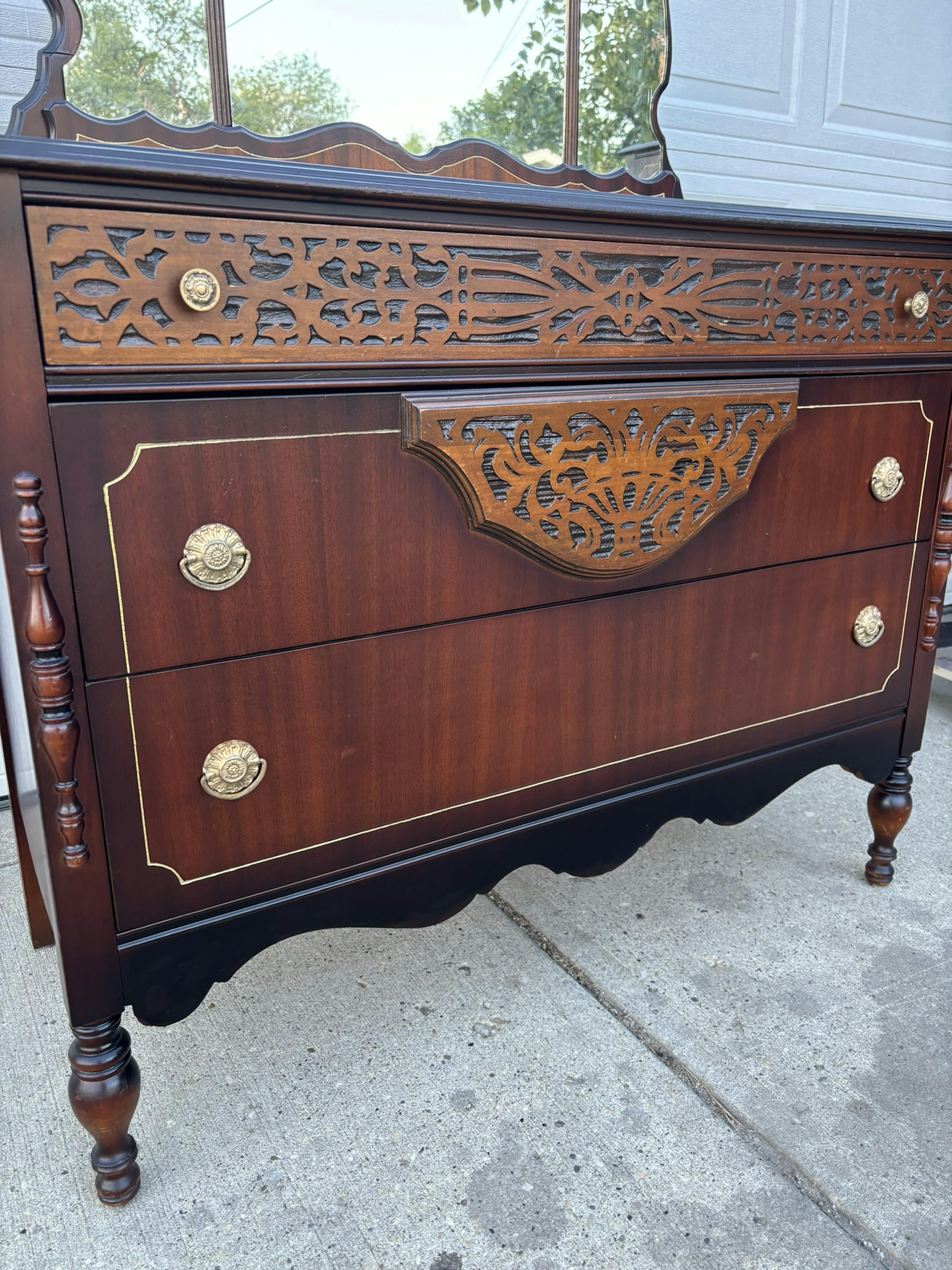 antique dresser restoration and refinishing