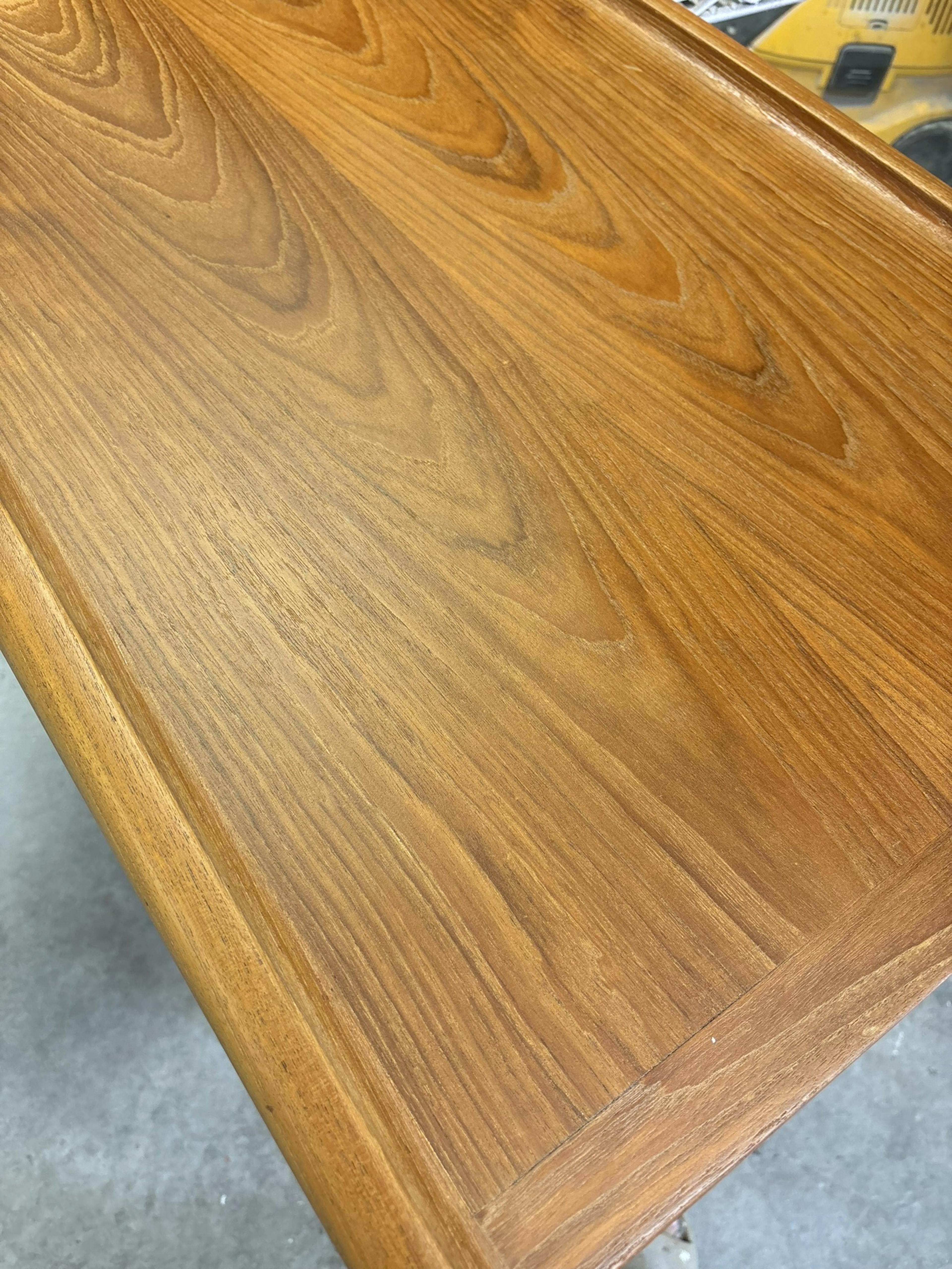 teak coffee table restoration