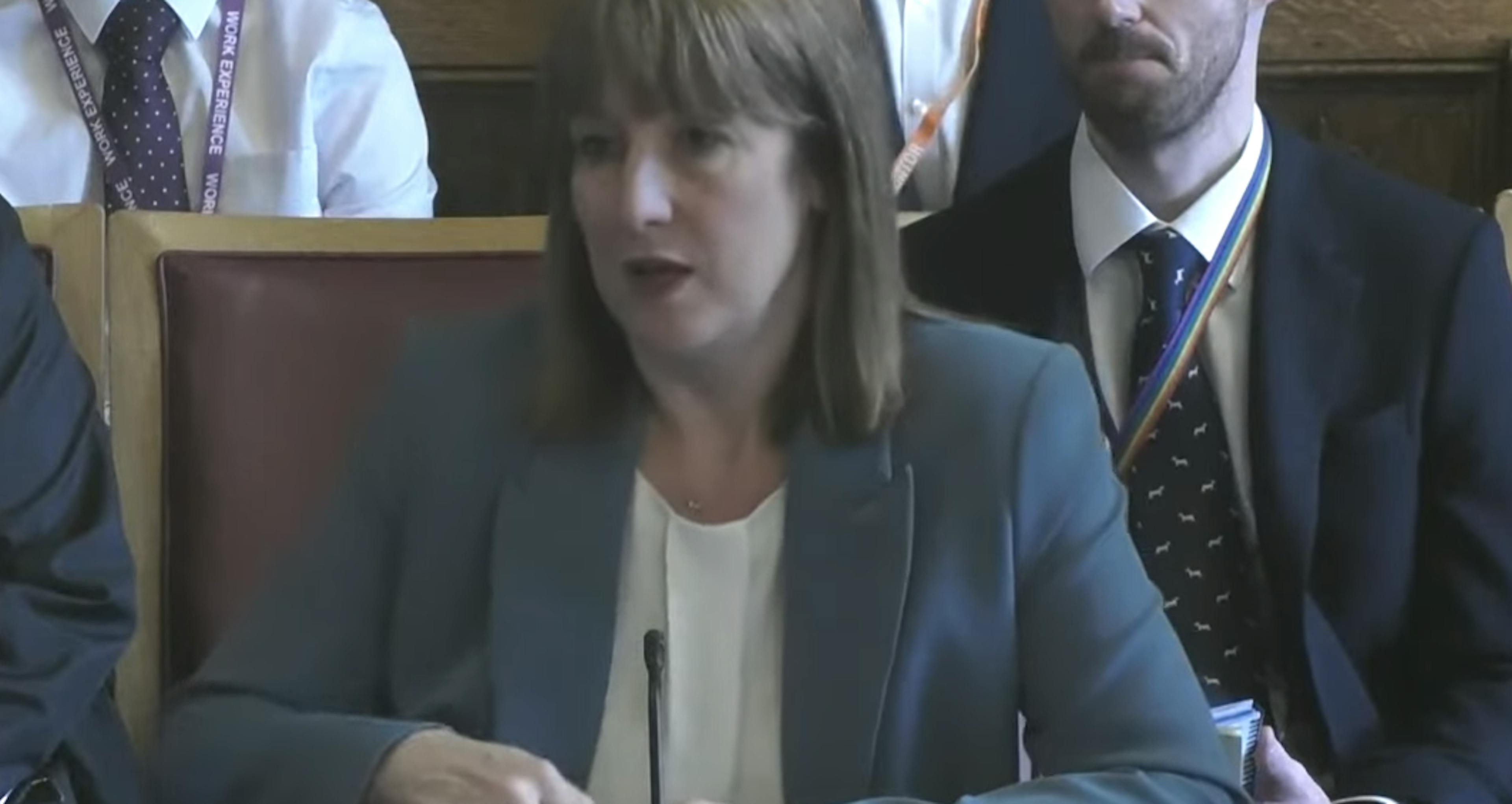 Chancellor Reeves in a hearing