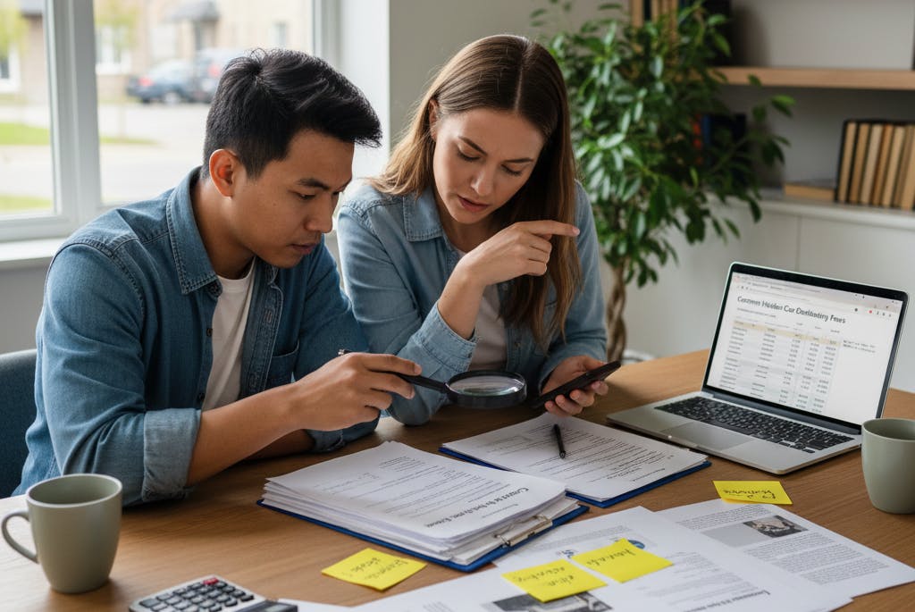 How Hidden Fees Increase the Cost of Car Finance