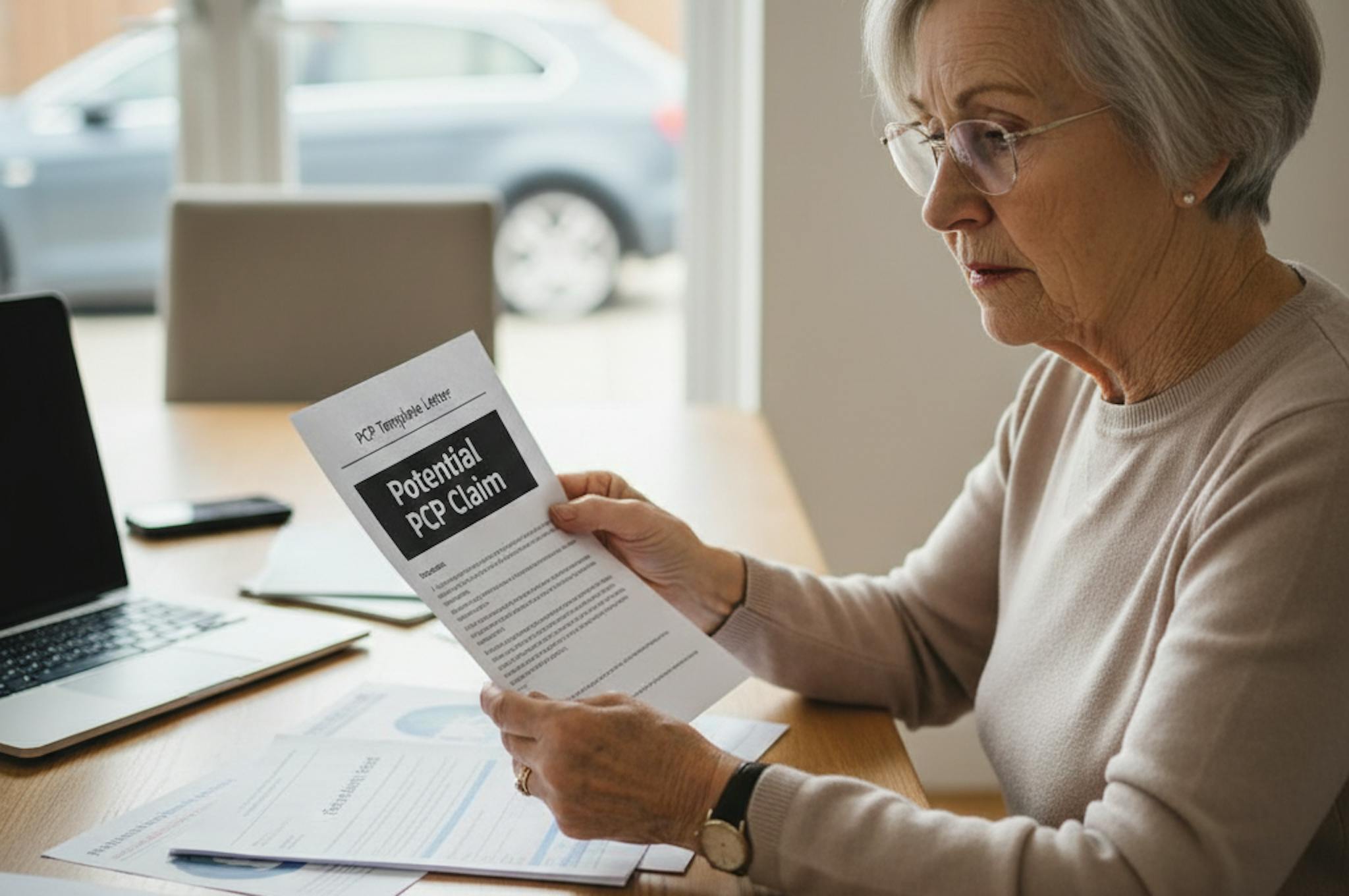 Are PCP claim template letters safe to use? What drivers should know