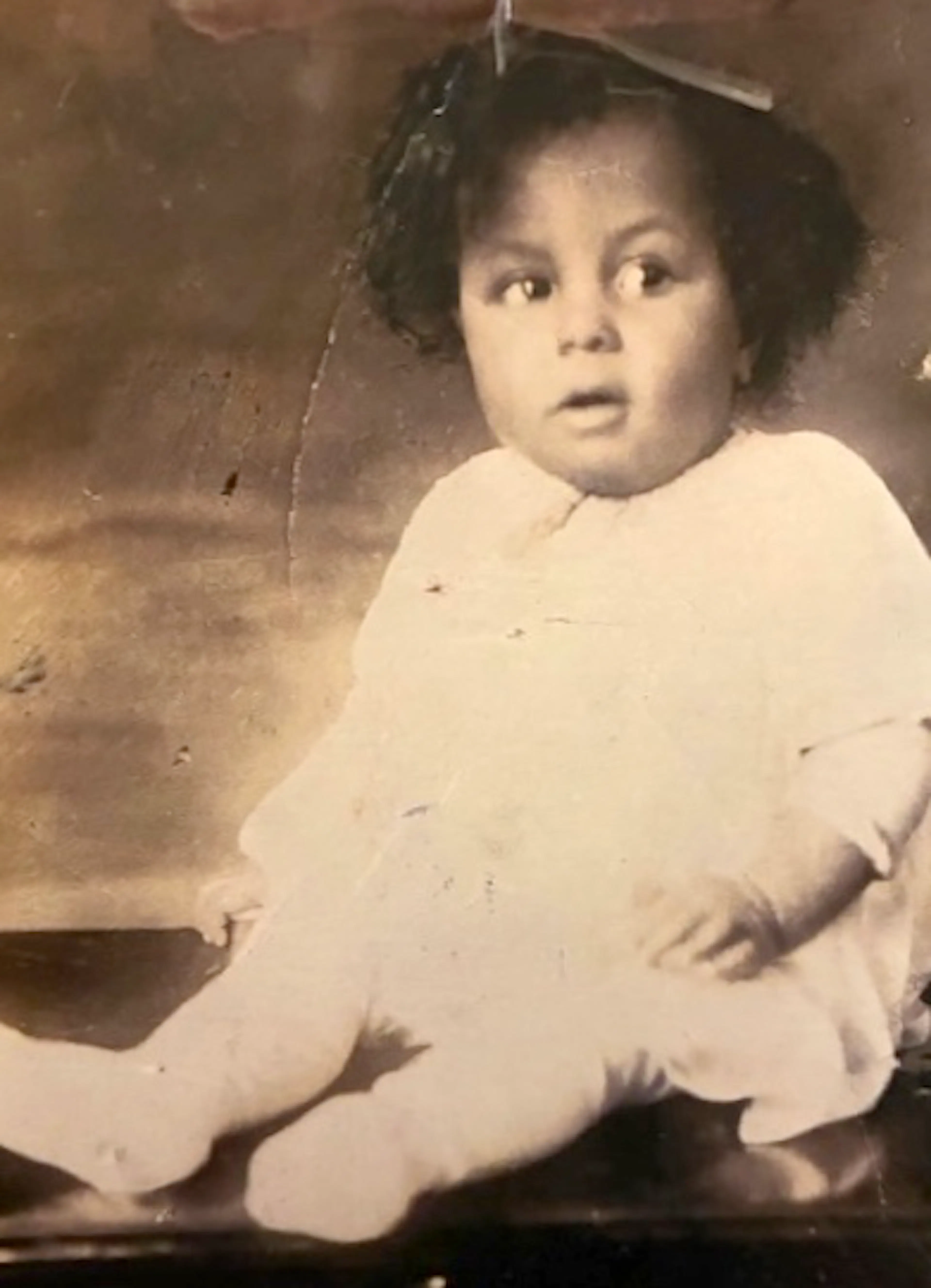 Joyce as a toddler, c 1932.
