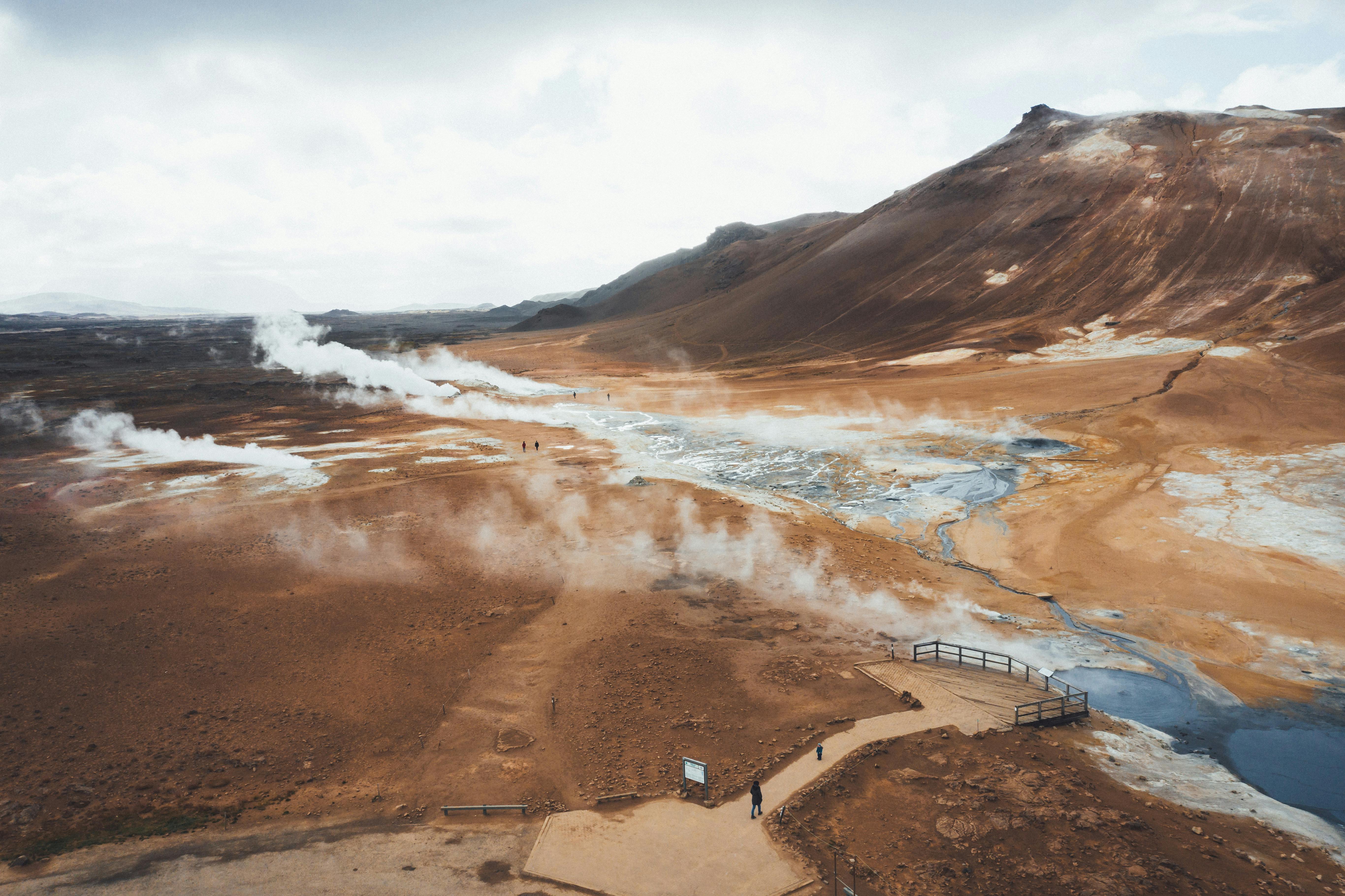 Hverir, geothermal area in North Iceland
