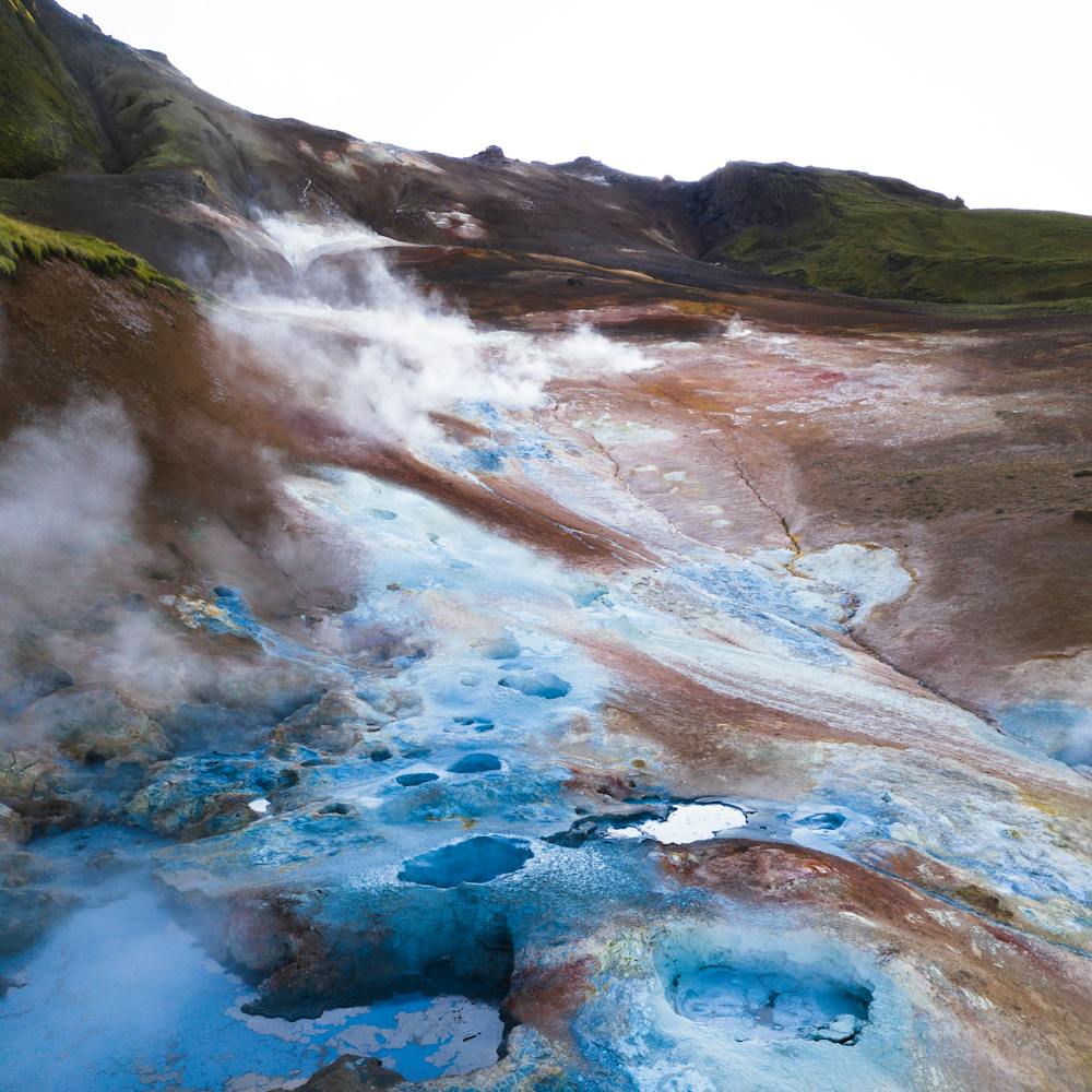 Icelandic geothermal area