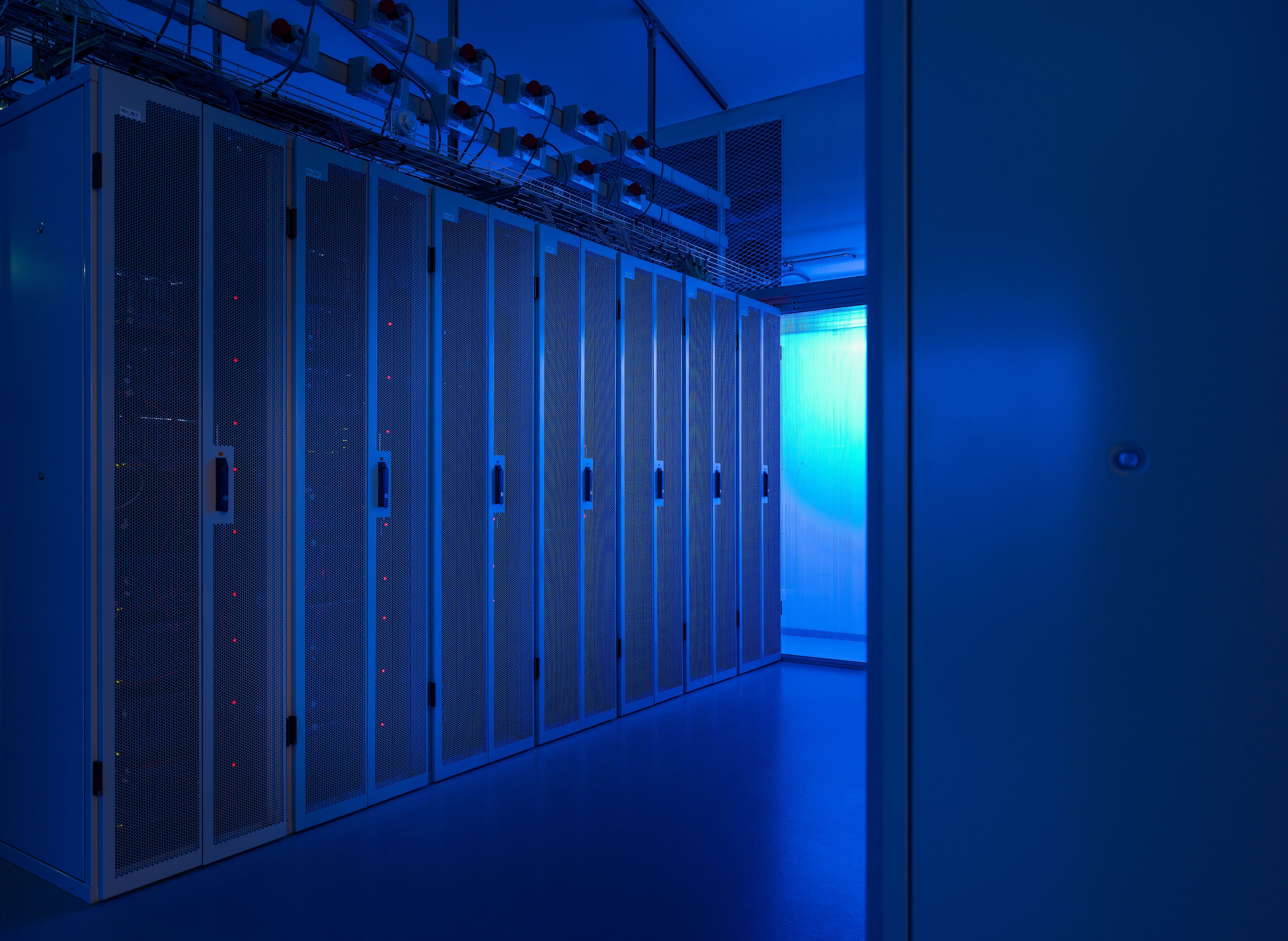 A data center in Iceland