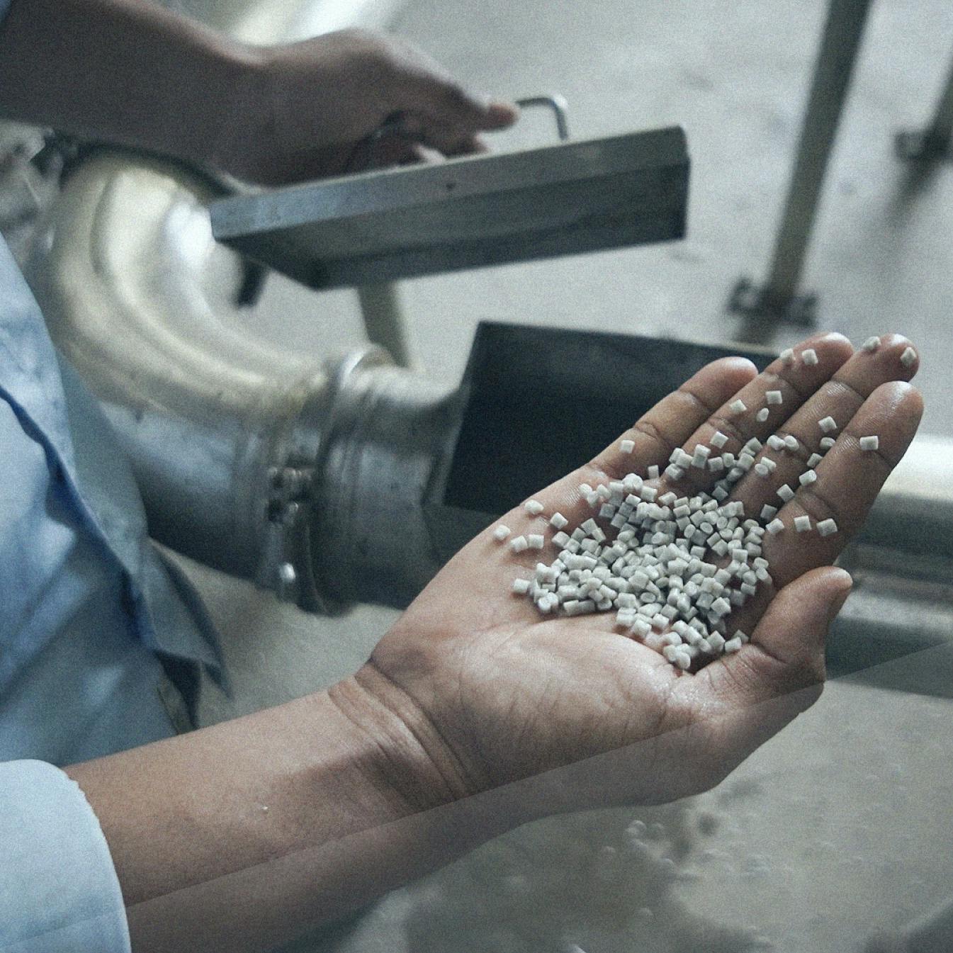 chemically recycled PET resin