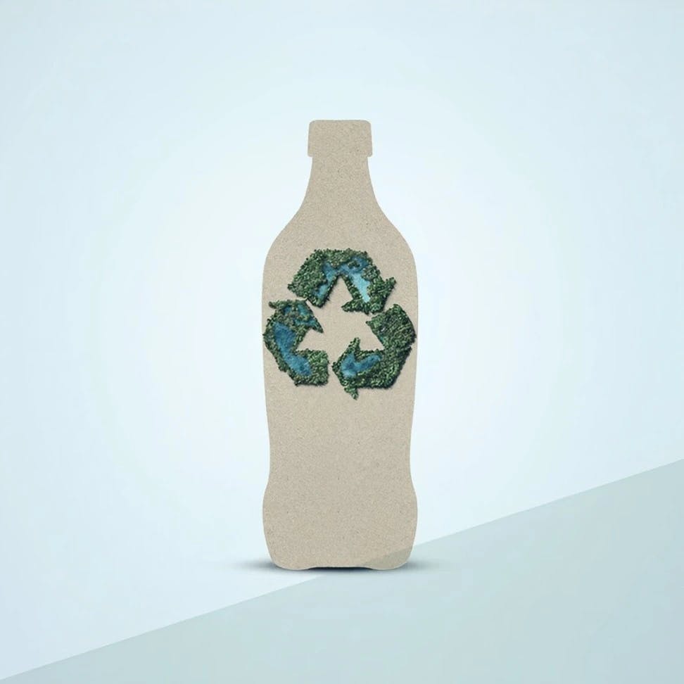 recyclable bottles