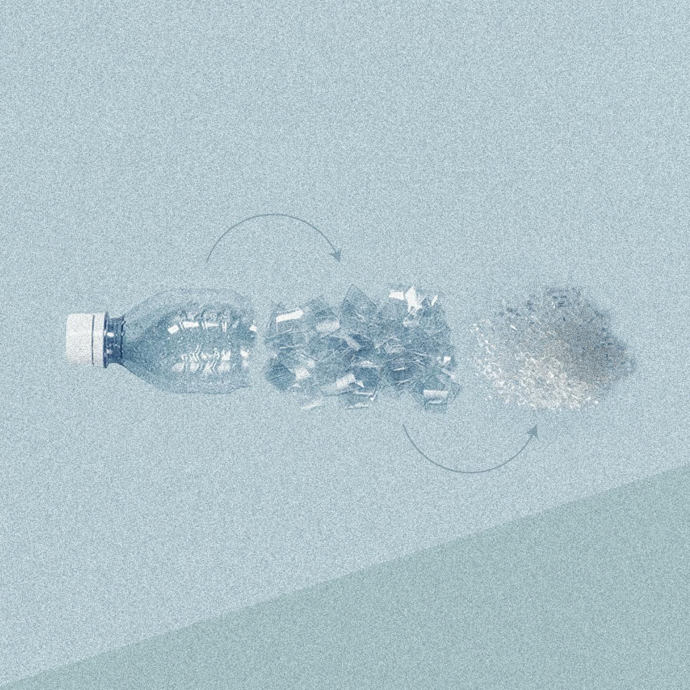 Breakdown of bottle recycling process