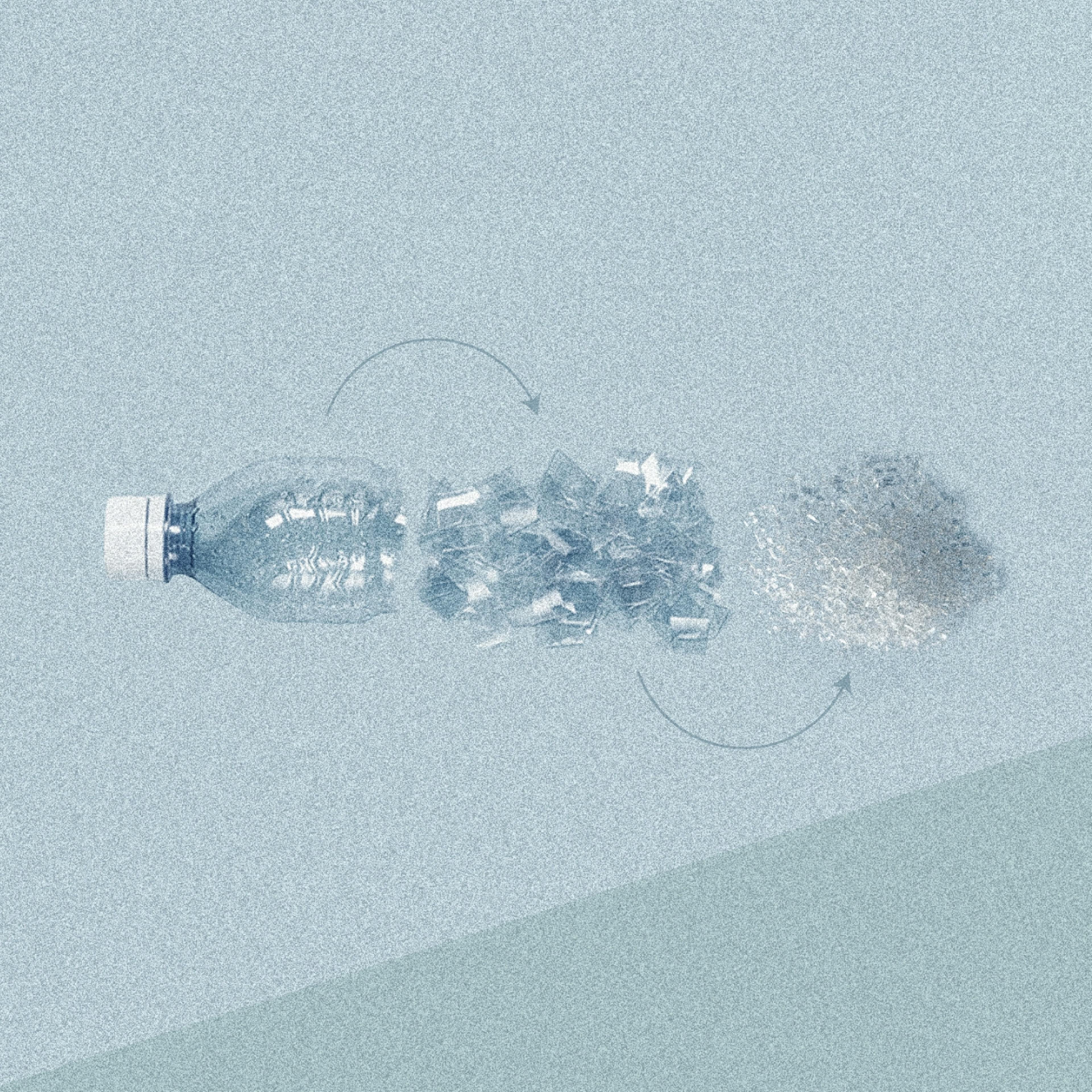 Breakdown of bottle recycling process