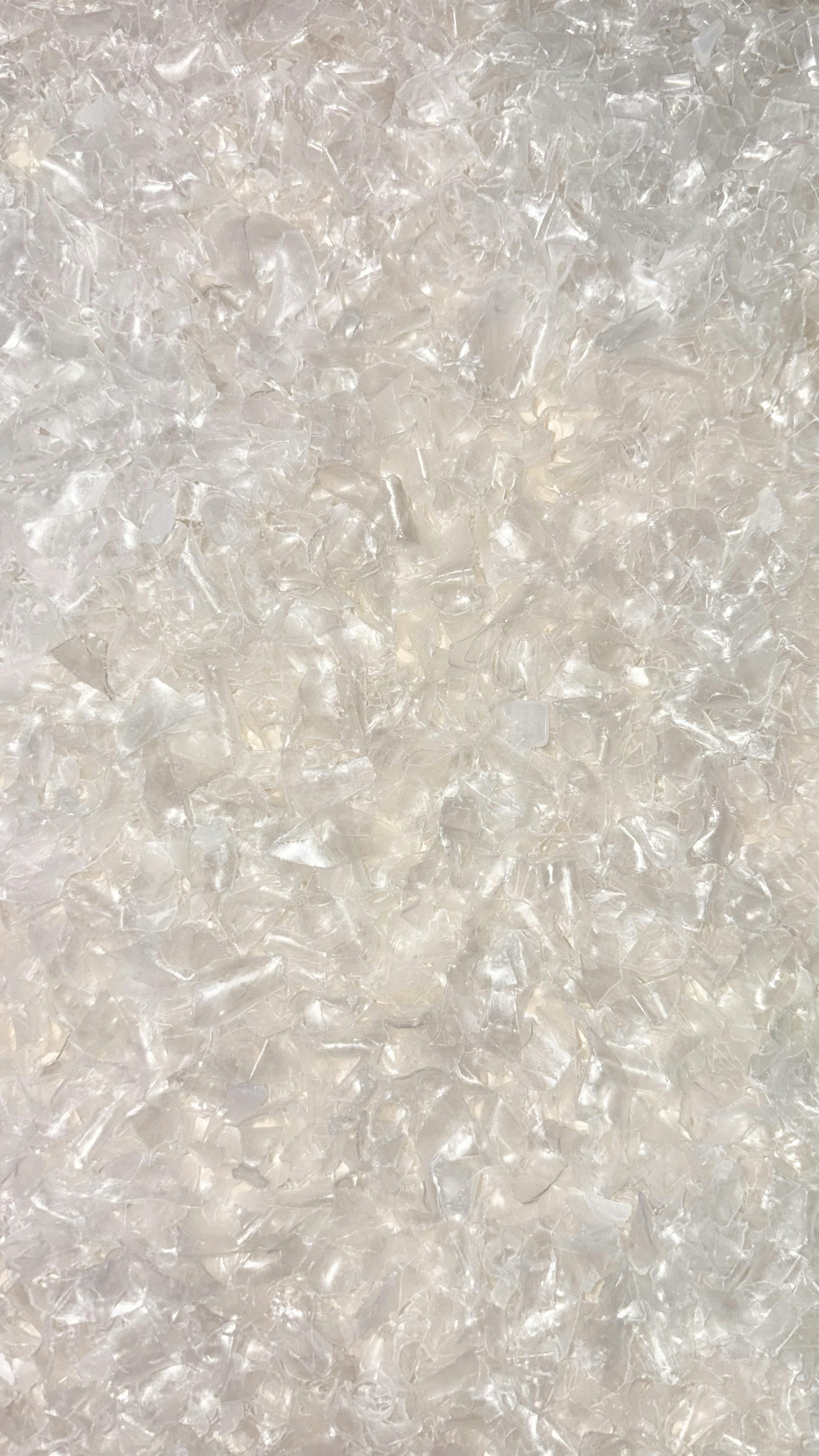 Hot-washed Clear PET Flakes