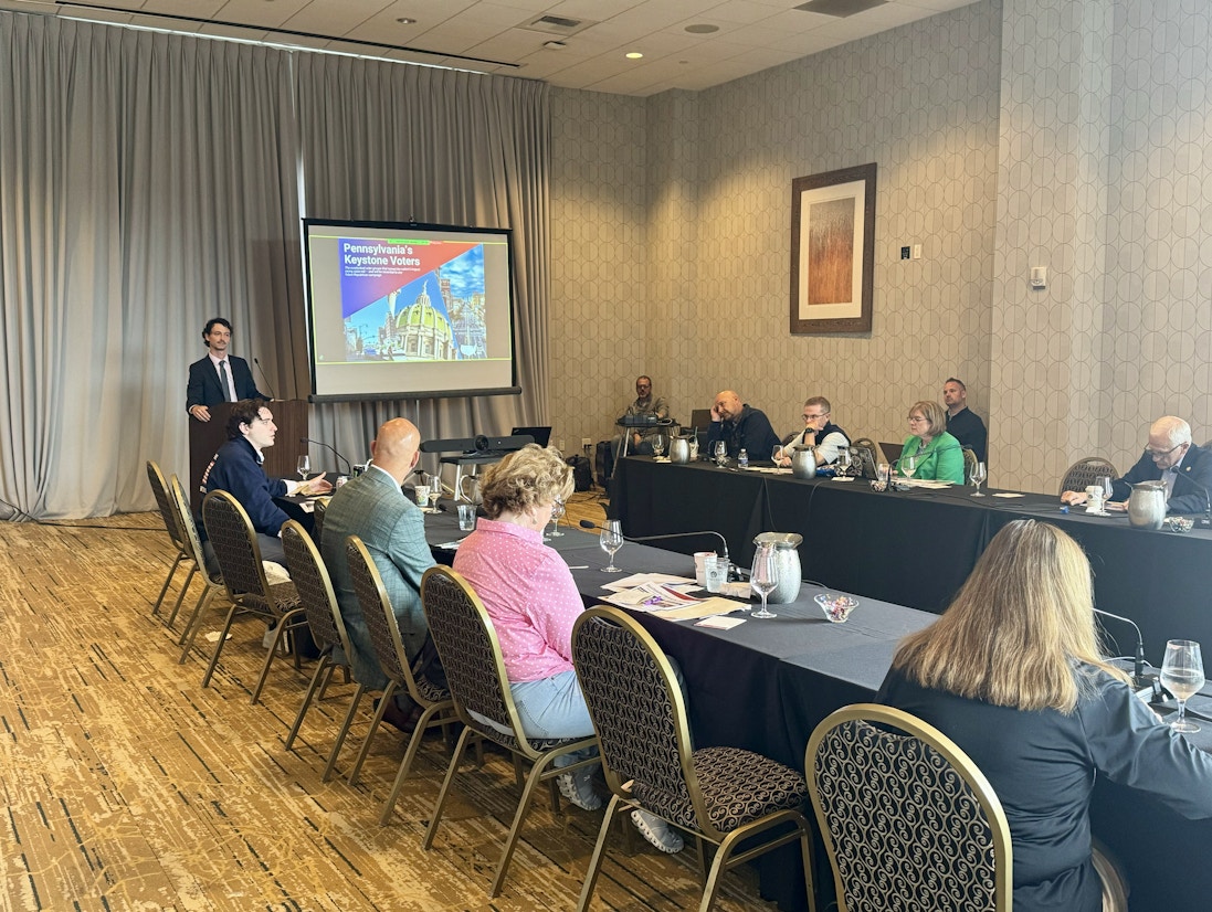 Speaking to PA Republican Senate caucus on diverse voter shifts, 2025