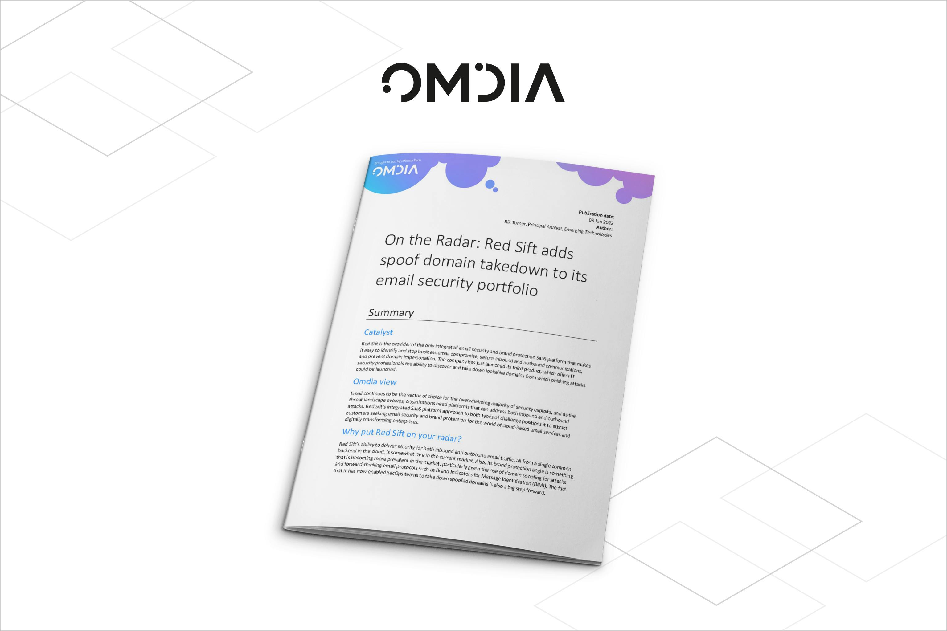 Red Sift's On The Radar Report from Omdia