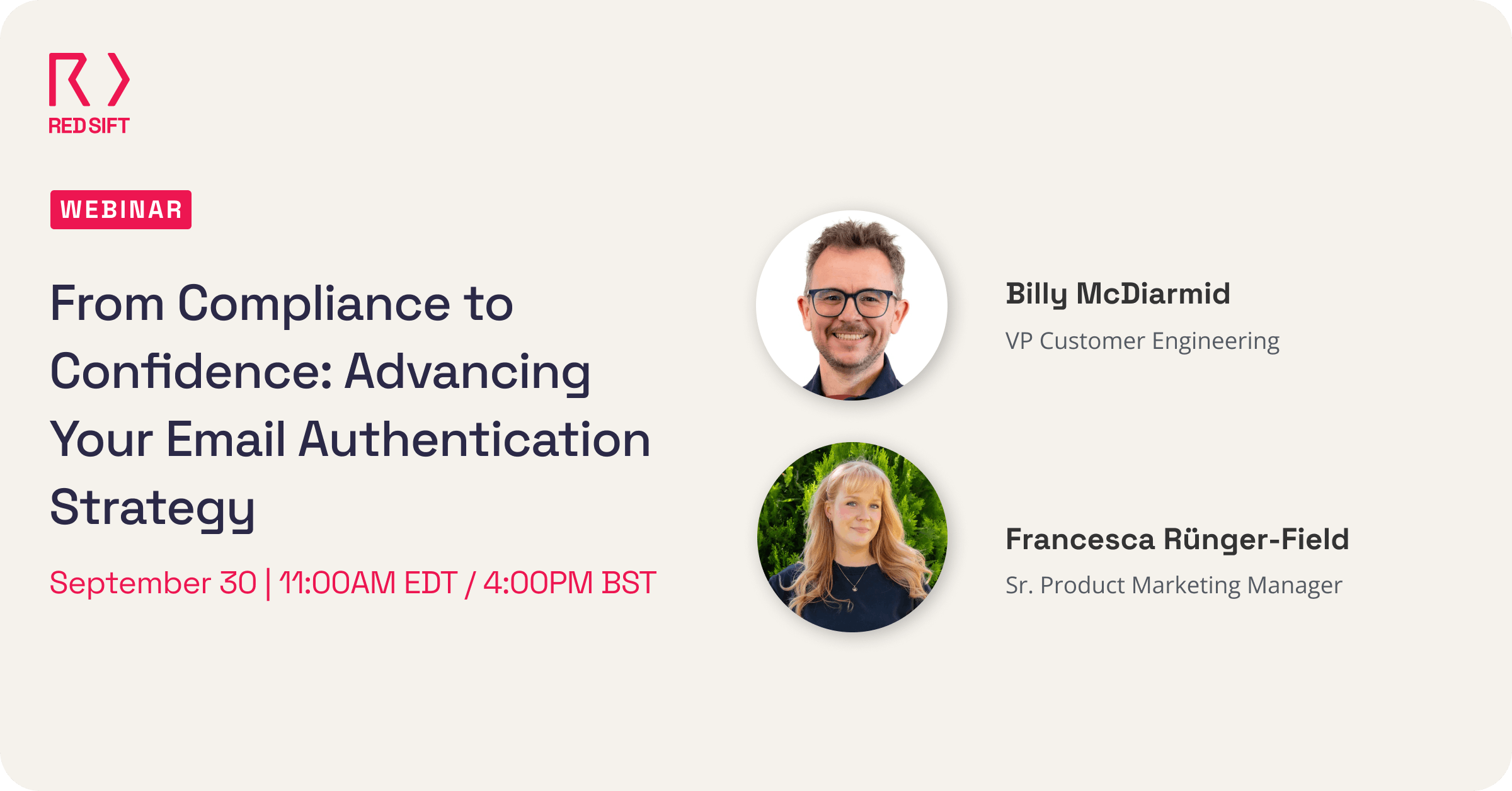 september 30 webinar: from compliance to confidence: advancing your email authentication strategy