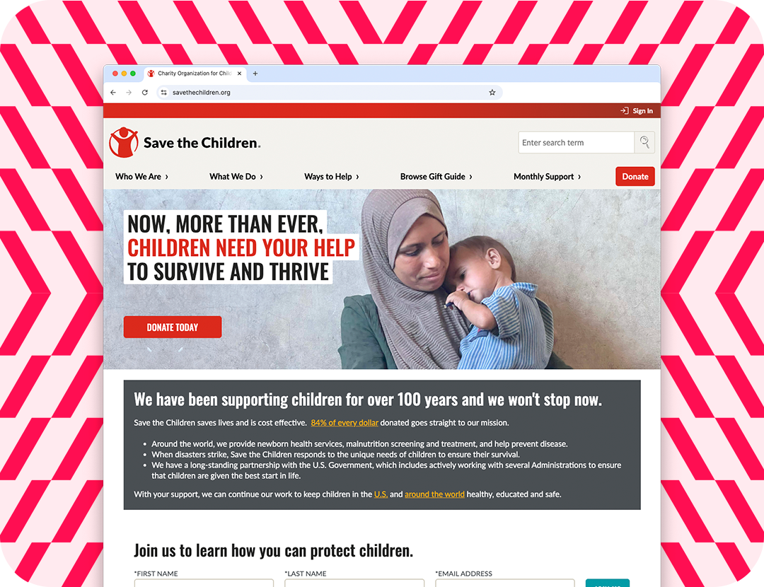 Aperçu Save the Children