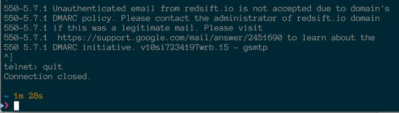 With our protections re-enabled, my attempt fails.