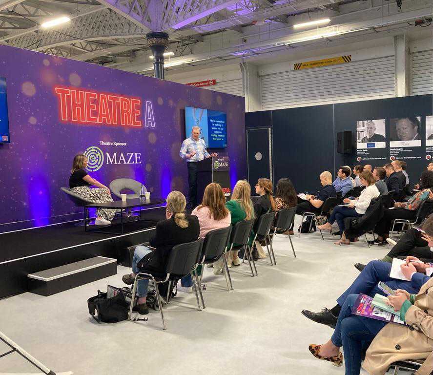 Sharing key insights at the Retail Technology Show Talk with Red Ant Head of Client Success, Emma Newman & Furniture Village’s Business Development and IT Director, Mike Broughton 