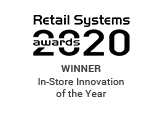 Winner of In-Store Innovation of the Year at the Retail Systems Awards in 2020