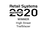 Winner of High Street Trailblazer award at the Retail Systems Awards in 2020