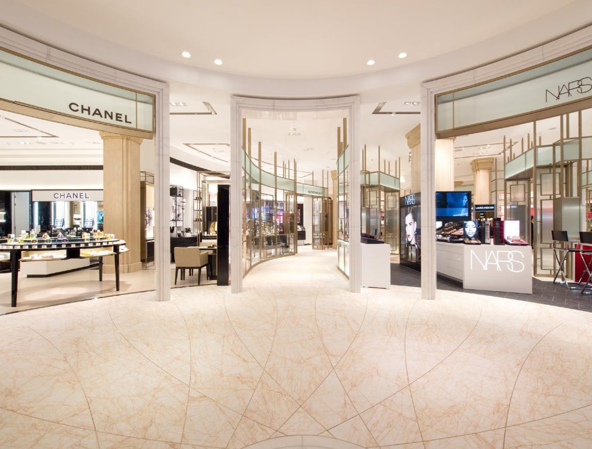 Luxury department store Harrods has launched a digitally-enabled beauty emporium