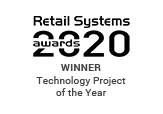 Winner of Technology Project of the Year at the Retail Systems Awards in 2020