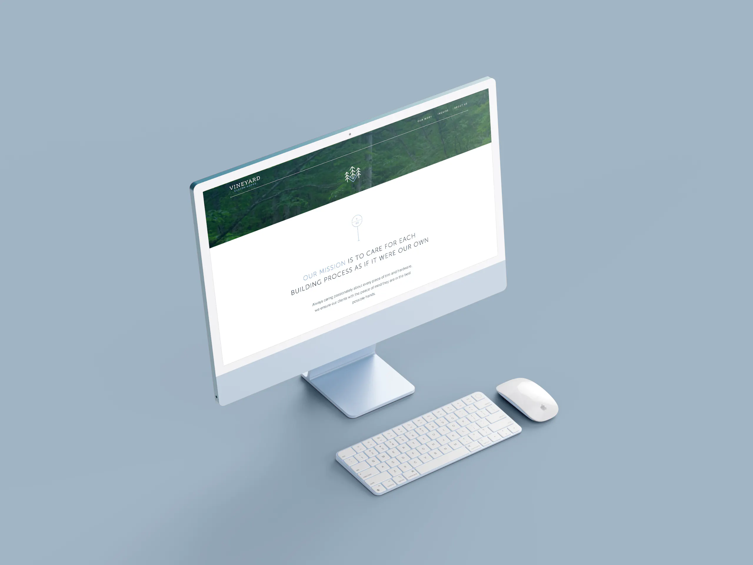 Vineyard Custom Homes website