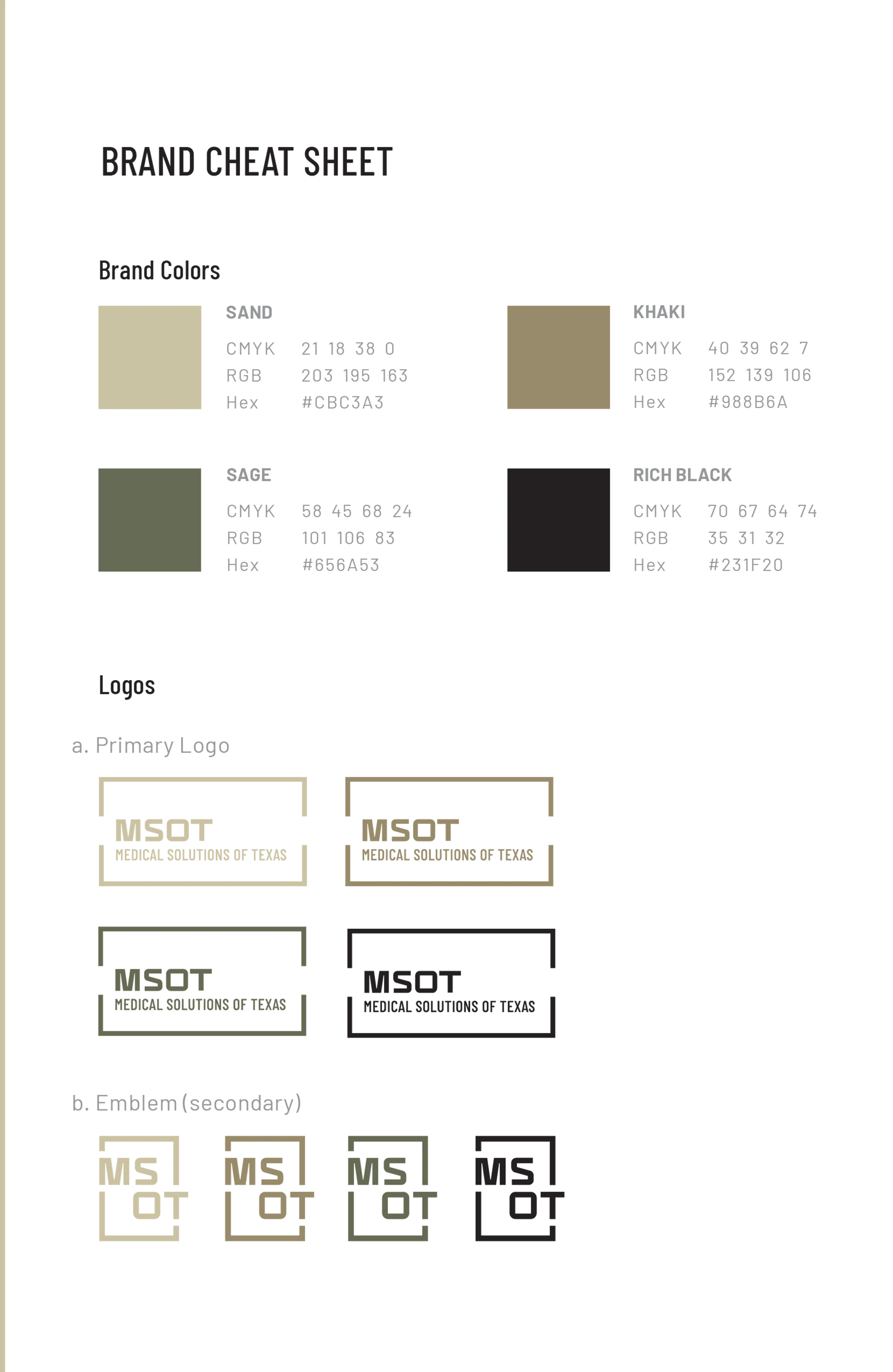 color palettes