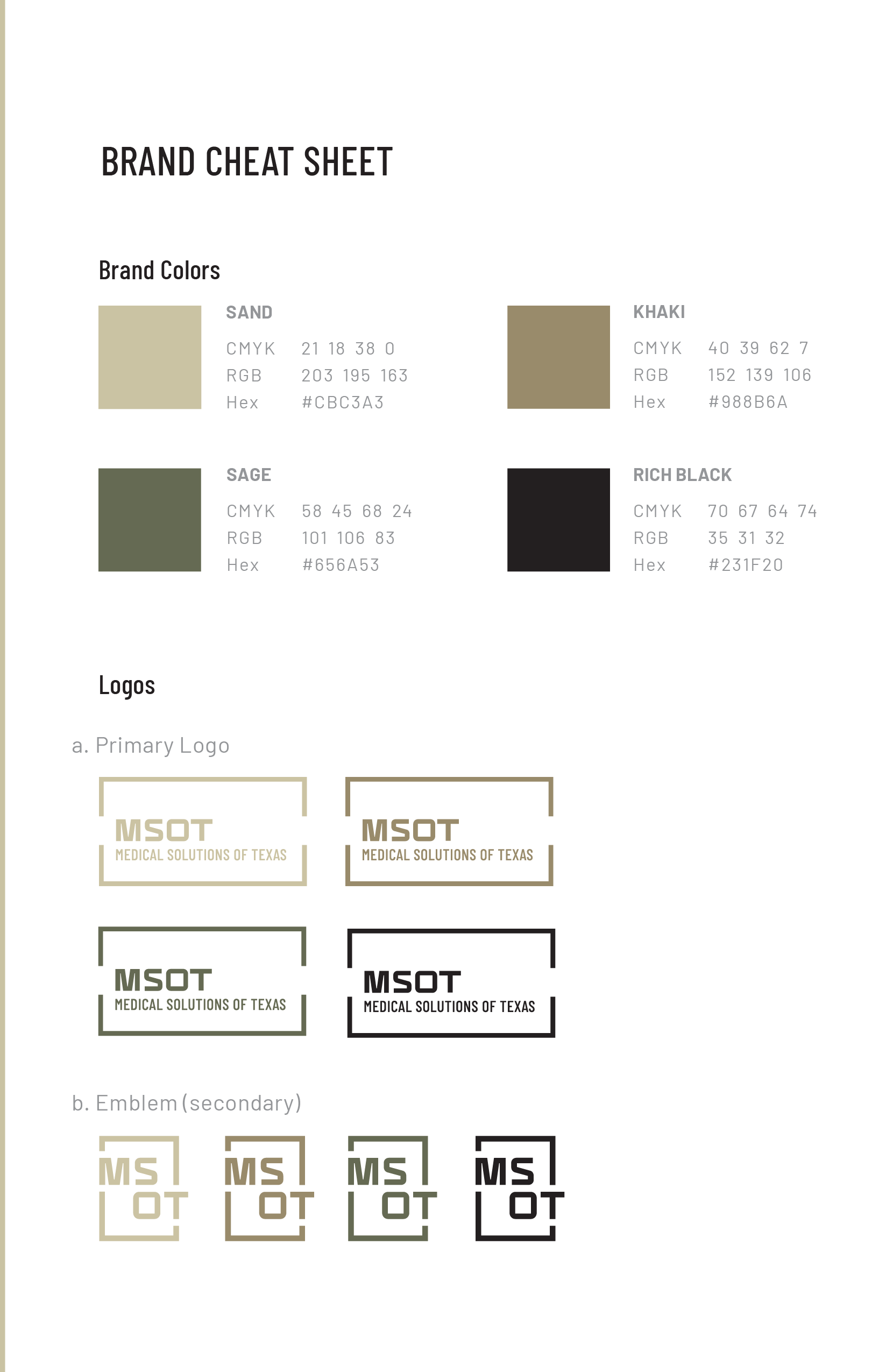 color palettes