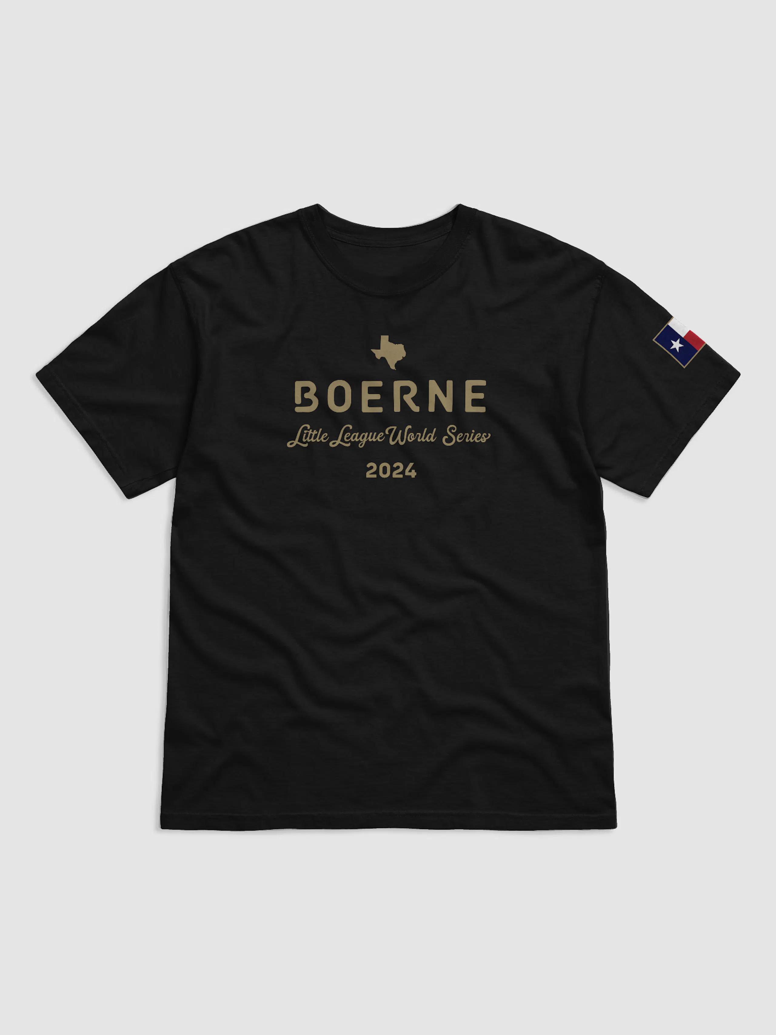 black branded shirt