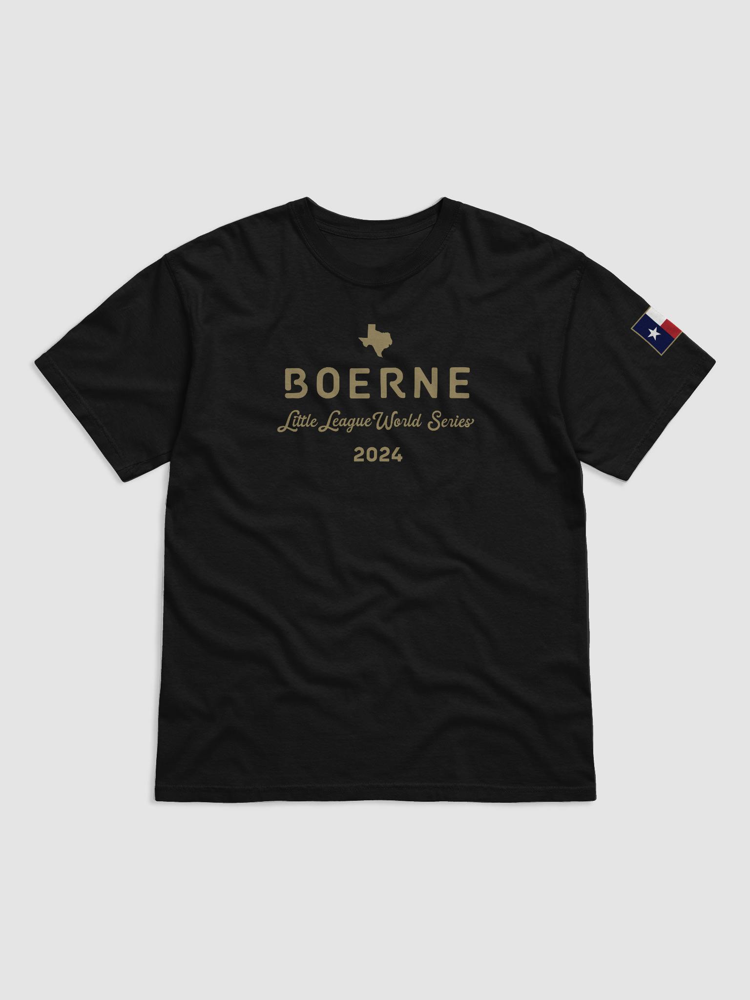 black branded shirt
