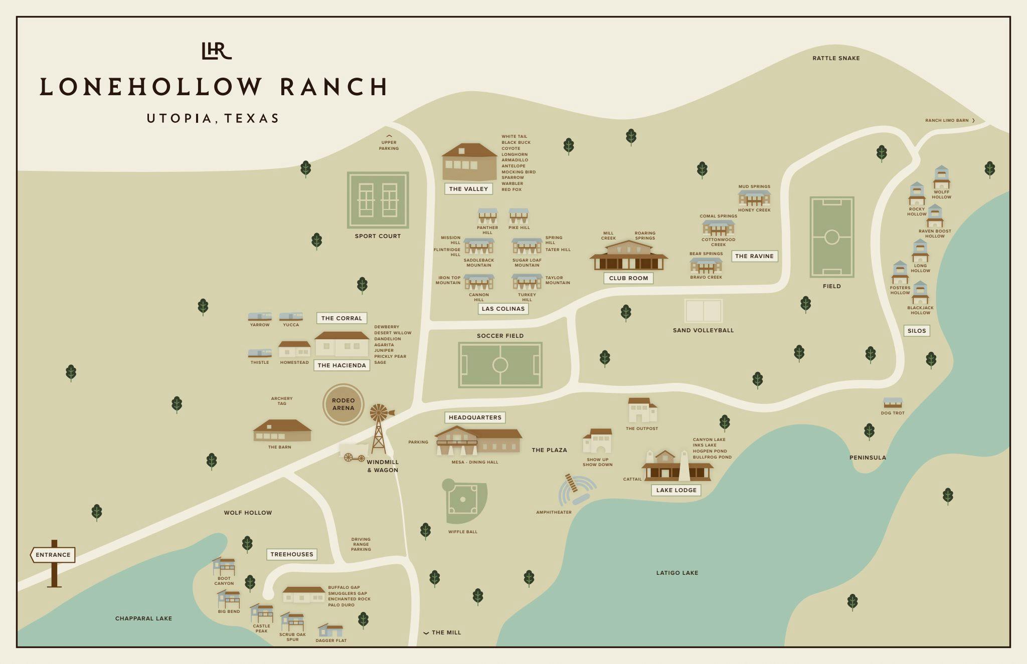 map of ranch