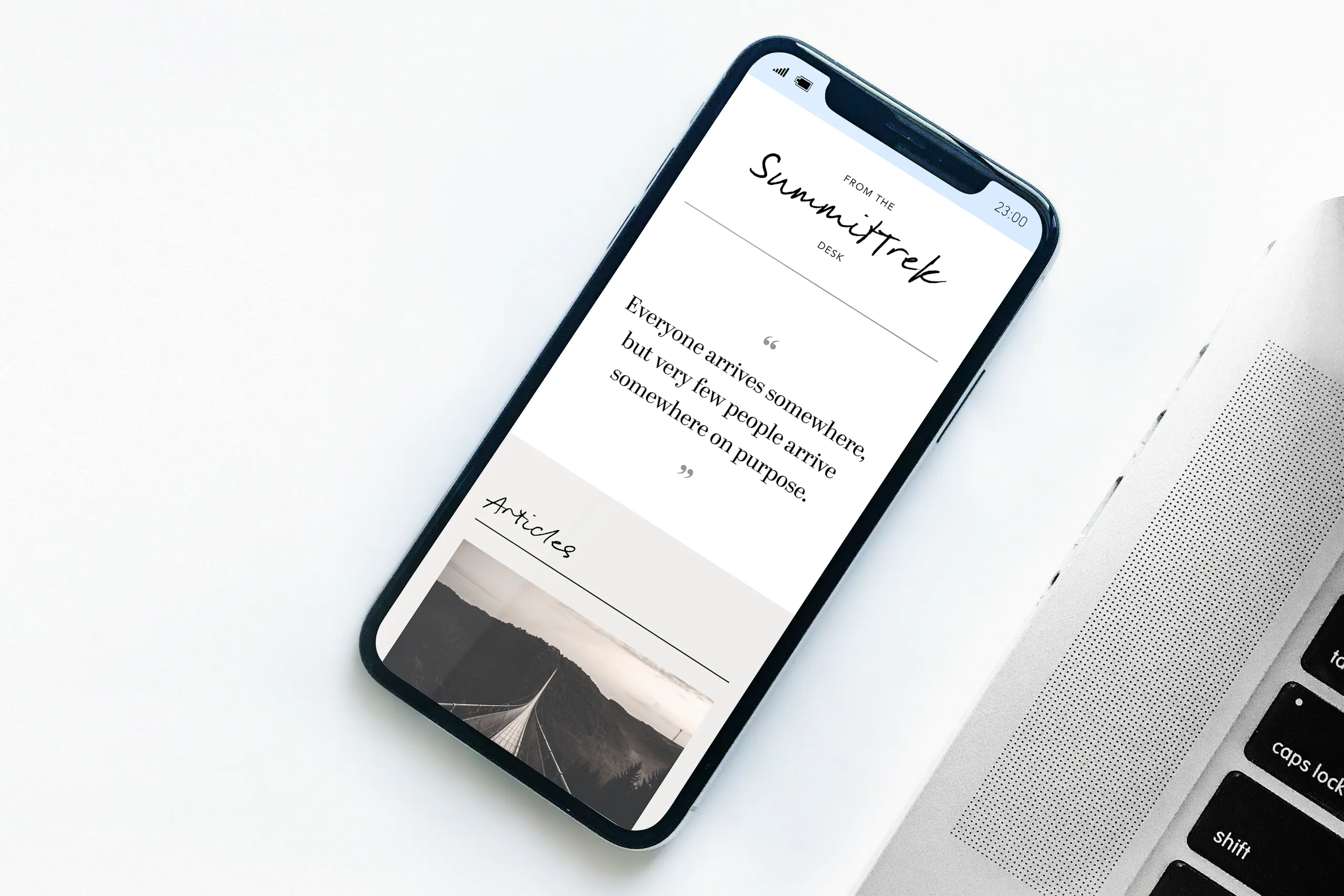 iphone with site